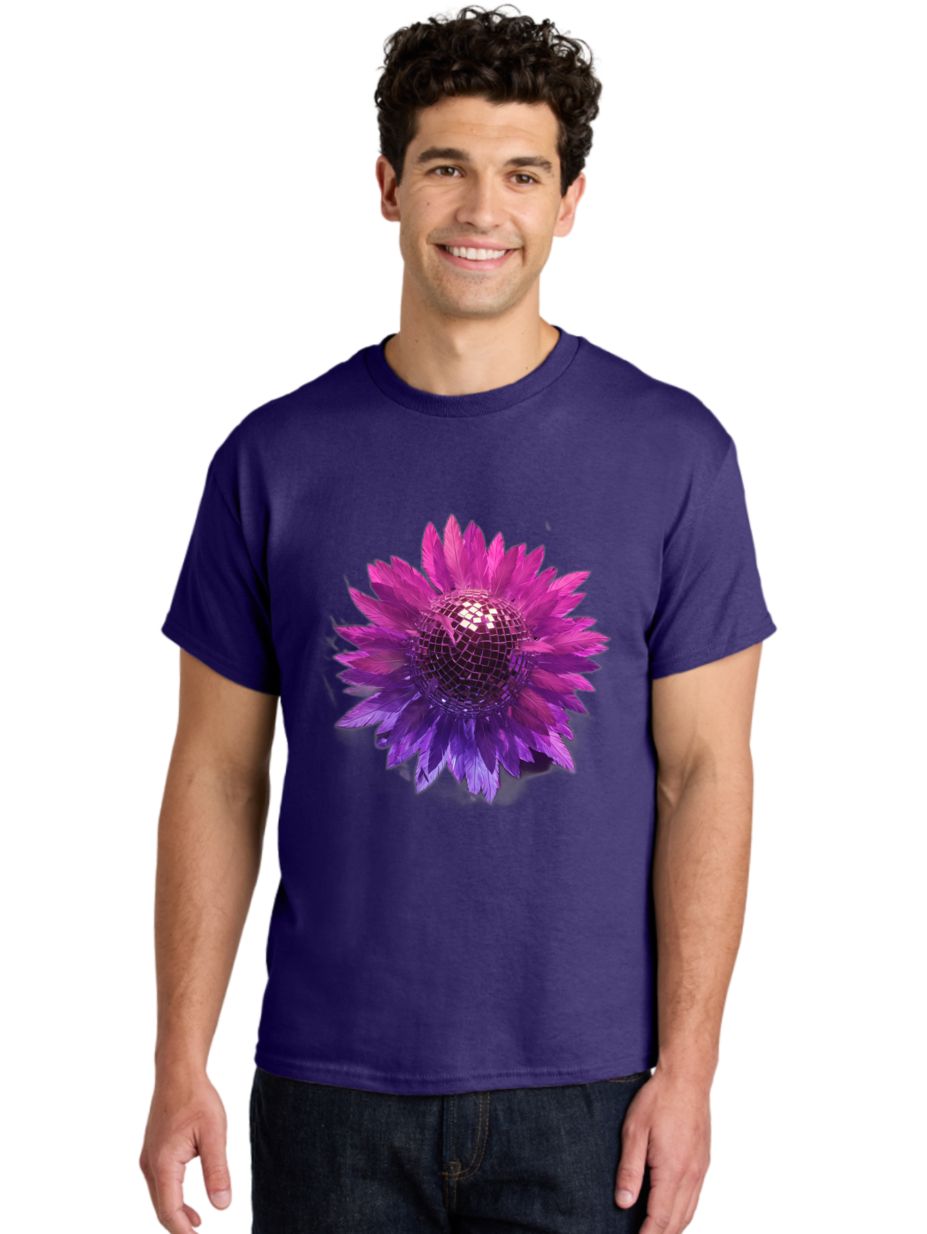 Disco-Flower Men'S Graphic Tee, 100% Cotton, Comfortable Casual Summer Wear, Machine Washable, Vintage Camera, Old Camera, Antique Camera, Black Camera, Classic Photography, Photography Equipment, Nostalgic Device, Film Camera, Camera Art Bao349