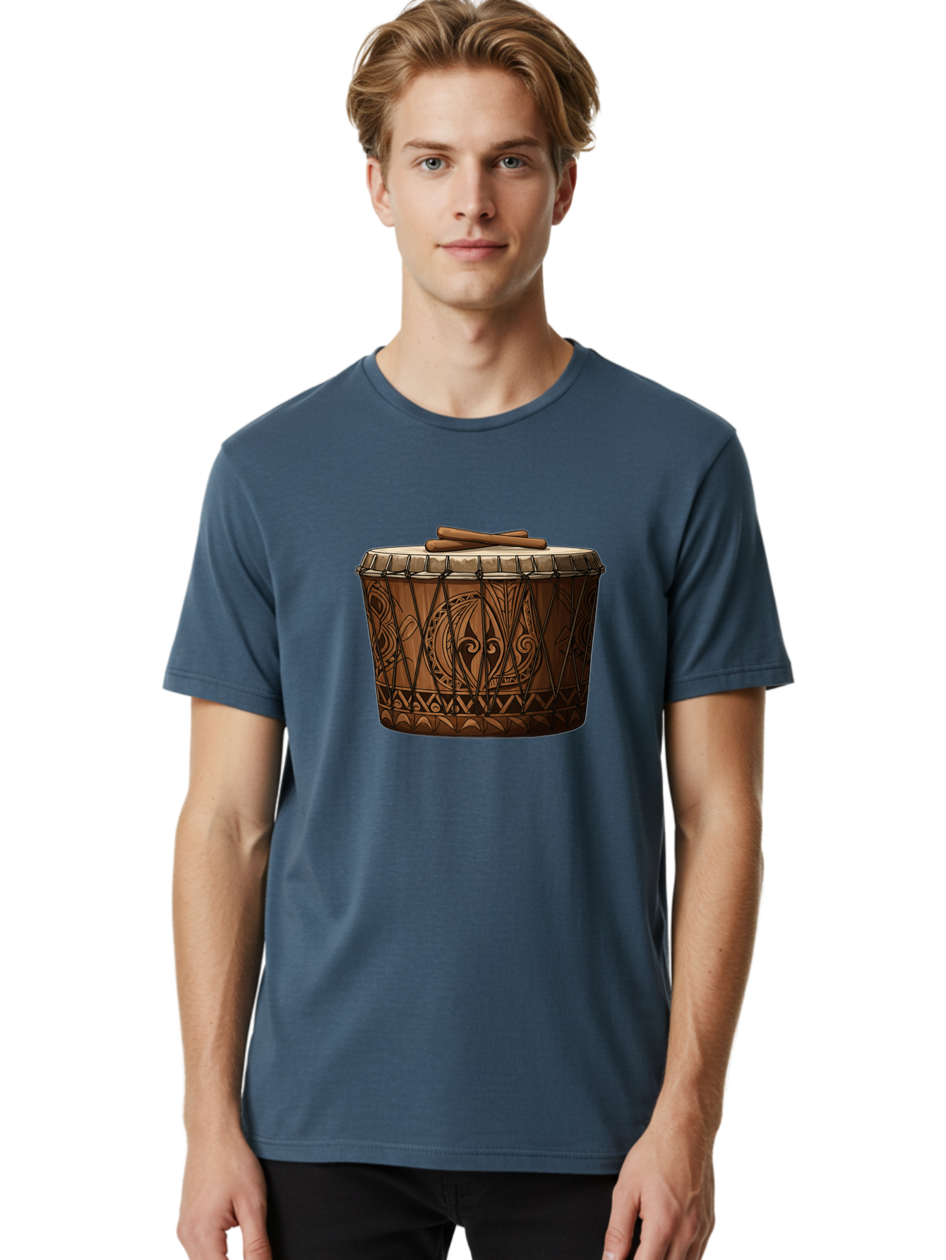 Djembe-Drum Men'S Graphic Tee, 100% Cotton, Comfortable Casual Summer Wear, Machine Washable, Vintage Camera, Old Camera, Antique Camera, Black Camera, Classic Photography, Photography Equipment, Nostalgic Device, Film Camera, Camera Art Bao351