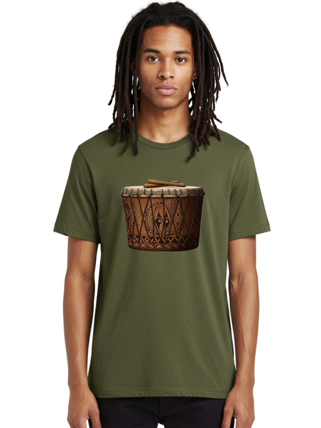 Djembe-Drum Men'S Graphic Tee, 100% Cotton, Comfortable Casual Summer Wear, Machine Washable, Vintage Camera, Old Camera, Antique Camera, Black Camera, Classic Photography, Photography Equipment, Nostalgic Device, Film Camera, Camera Art Bao351