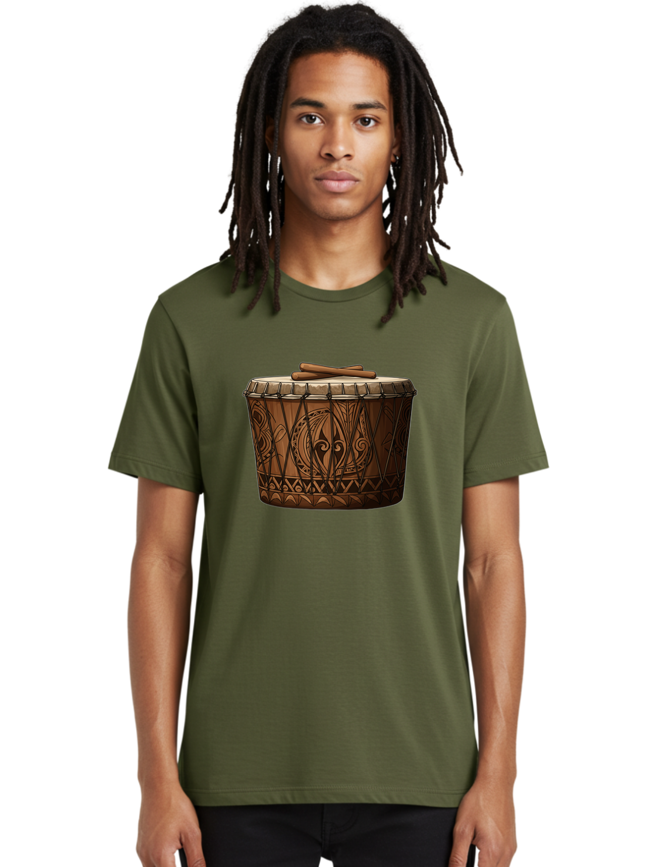 Djembe-Drum Men'S Graphic Tee, 100% Cotton, Comfortable Casual Summer Wear, Machine Washable, Vintage Camera, Old Camera, Antique Camera, Black Camera, Classic Photography, Photography Equipment, Nostalgic Device, Film Camera, Camera Art Bao351