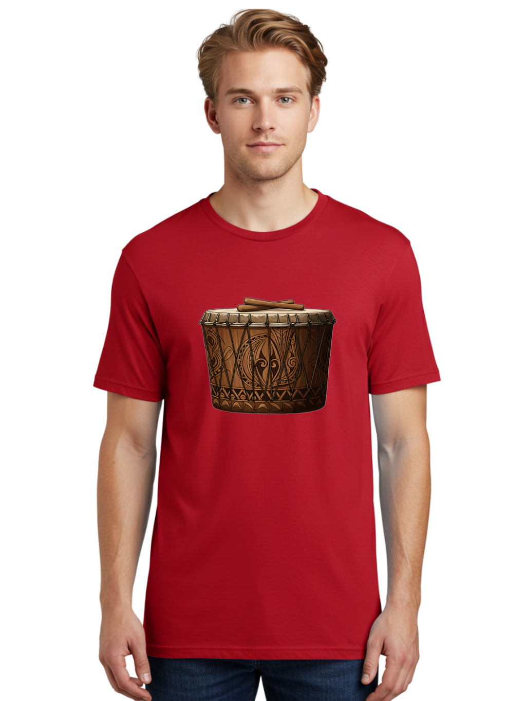 Djembe-Drum Men'S Graphic Tee, 100% Cotton, Comfortable Casual Summer Wear, Machine Washable, Vintage Camera, Old Camera, Antique Camera, Black Camera, Classic Photography, Photography Equipment, Nostalgic Device, Film Camera, Camera Art Bao351