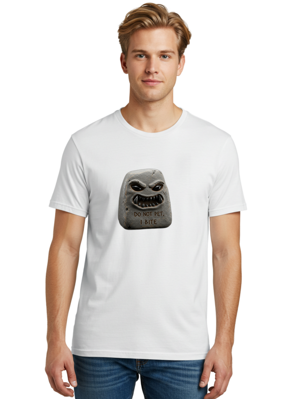 Do-Not-Pet-I-Bite-1 Men'S Graphic Tee, 100% Cotton, Comfortable Casual Summer Wear, Machine Washable, Vintage Camera, Old Camera, Antique Camera, Black Camera, Classic Photography, Photography Equipment, Nostalgic Device, Film Camera, Bao355
