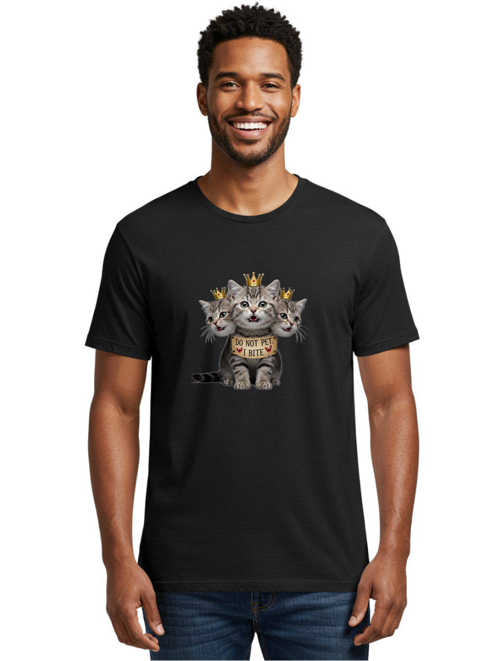 Do-Not-Pet-I-Bite-Kitten Men'S Graphic Tee, 100% Cotton, Comfortable Casual Summer Wear, Machine Washable, Vintage Camera, Old Camera, Antique Camera, Black Camera, Classic Photography, Photography Equipment, Nostalgic Device, Film Camera, Bao356