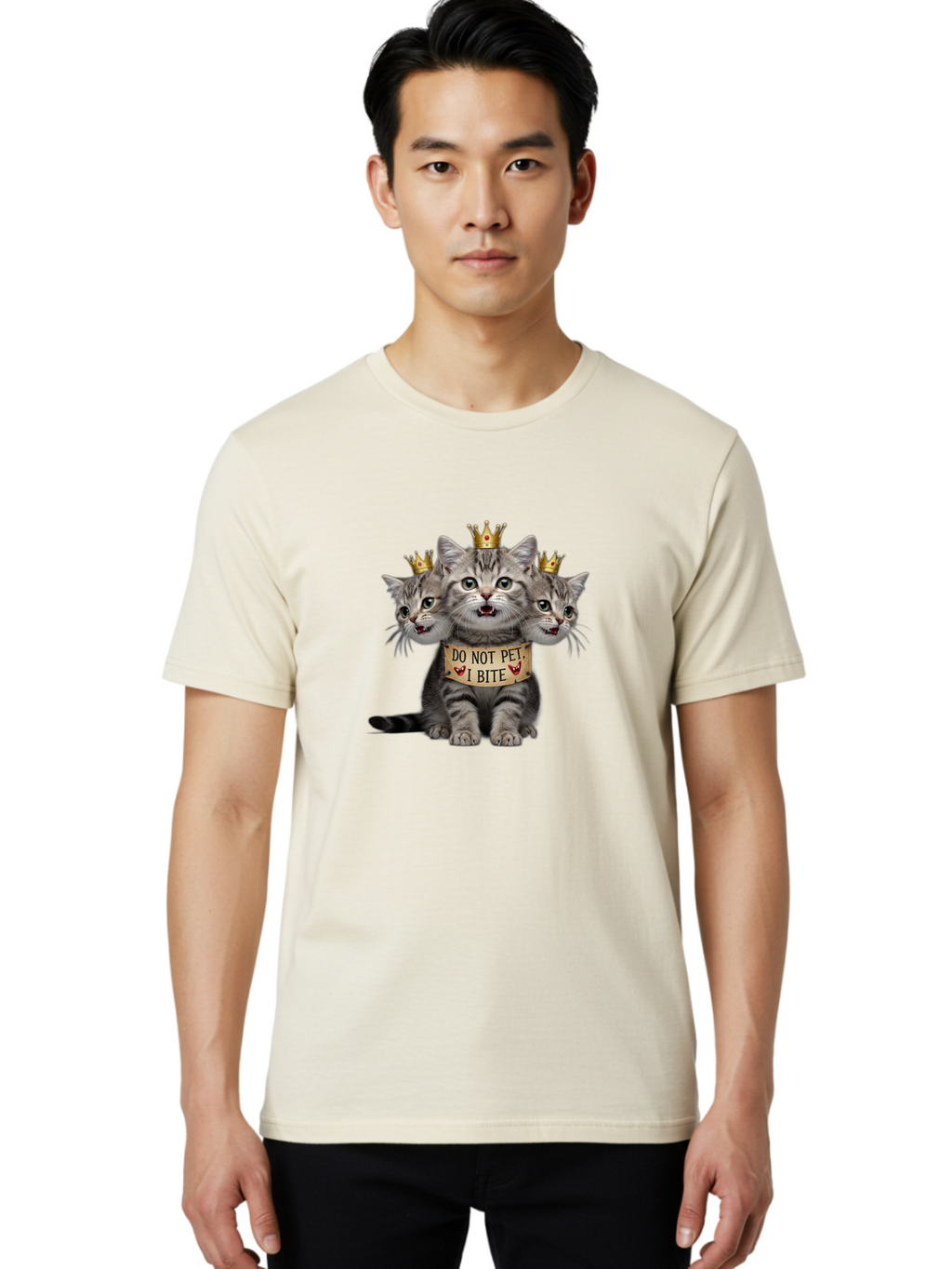 Do-Not-Pet-I-Bite-Kitten Men'S Graphic Tee, 100% Cotton, Comfortable Casual Summer Wear, Machine Washable, Vintage Camera, Old Camera, Antique Camera, Black Camera, Classic Photography, Photography Equipment, Nostalgic Device, Film Camera, Bao356