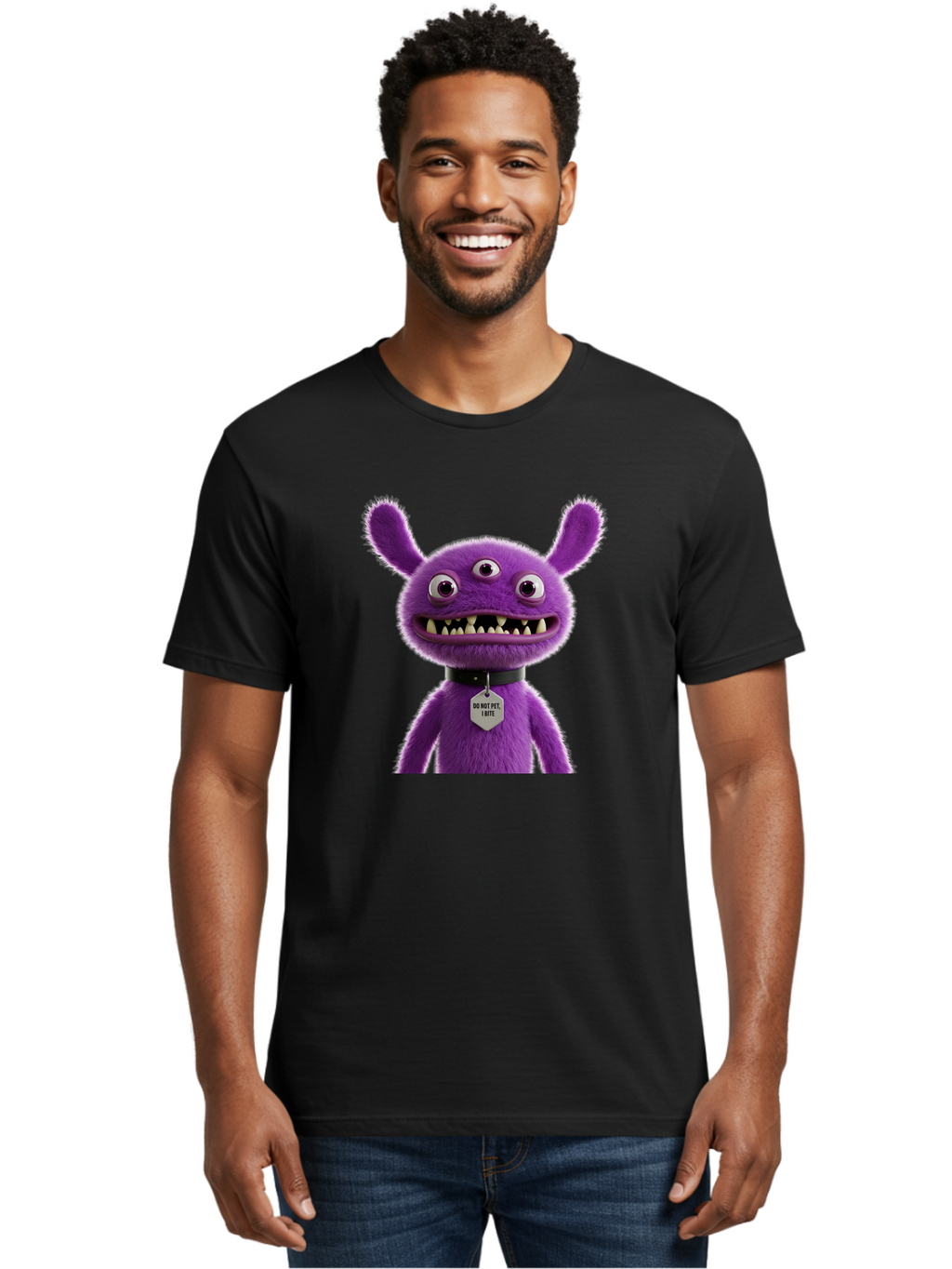 Do-Not-Pet-I-Bite-Monster Men'S Graphic Tee, 100% Cotton, Comfortable Casual Summer Wear, Machine Washable, Vintage Camera, Old Camera, Antique Camera, Black Camera, Classic Photography, Photography Equipment, Nostalgic Device, Film Camera, Bao357