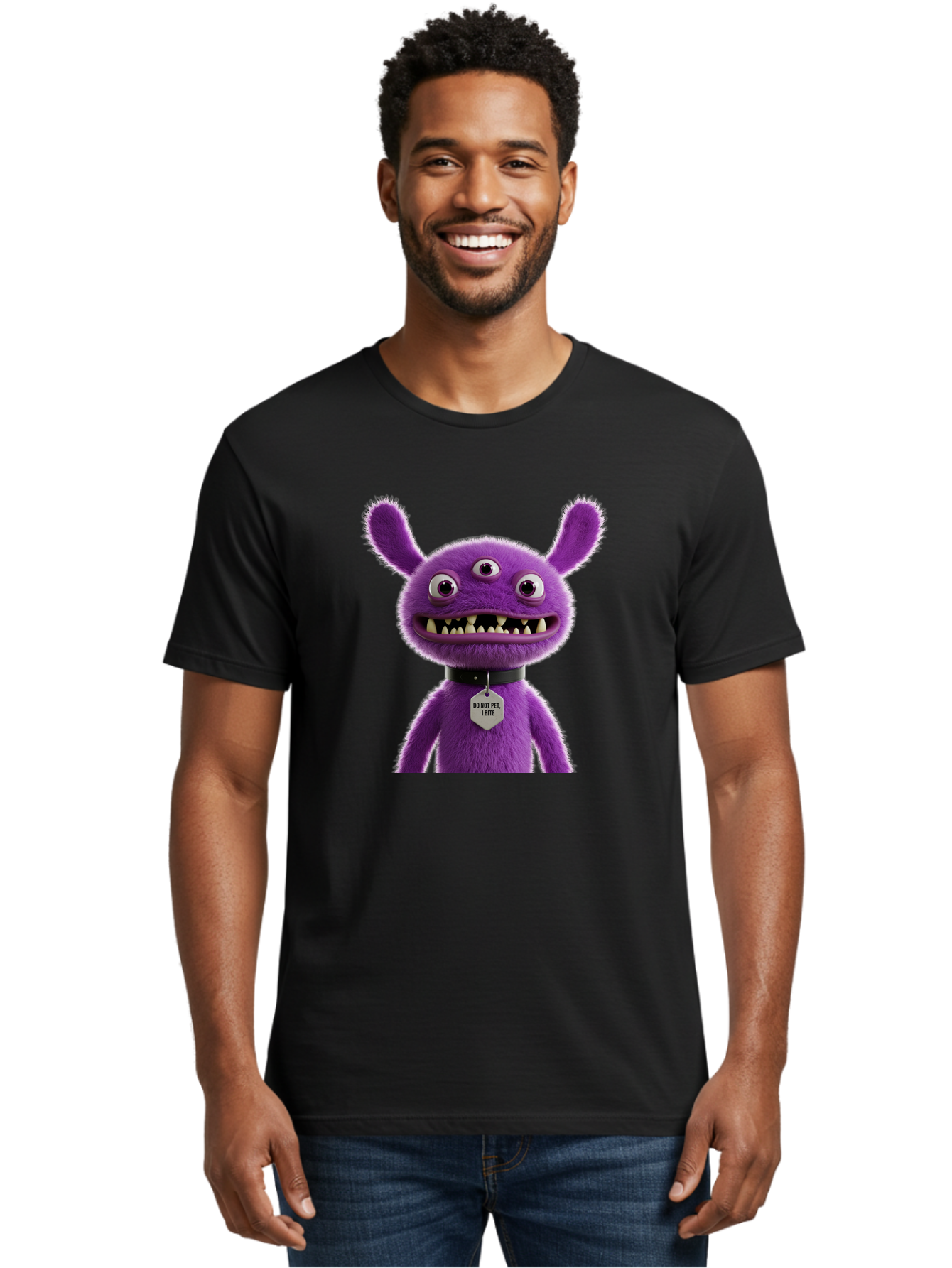 Do-Not-Pet-I-Bite-Monster Men'S Graphic Tee, 100% Cotton, Comfortable Casual Summer Wear, Machine Washable, Vintage Camera, Old Camera, Antique Camera, Black Camera, Classic Photography, Photography Equipment, Nostalgic Device, Film Camera, Bao357
