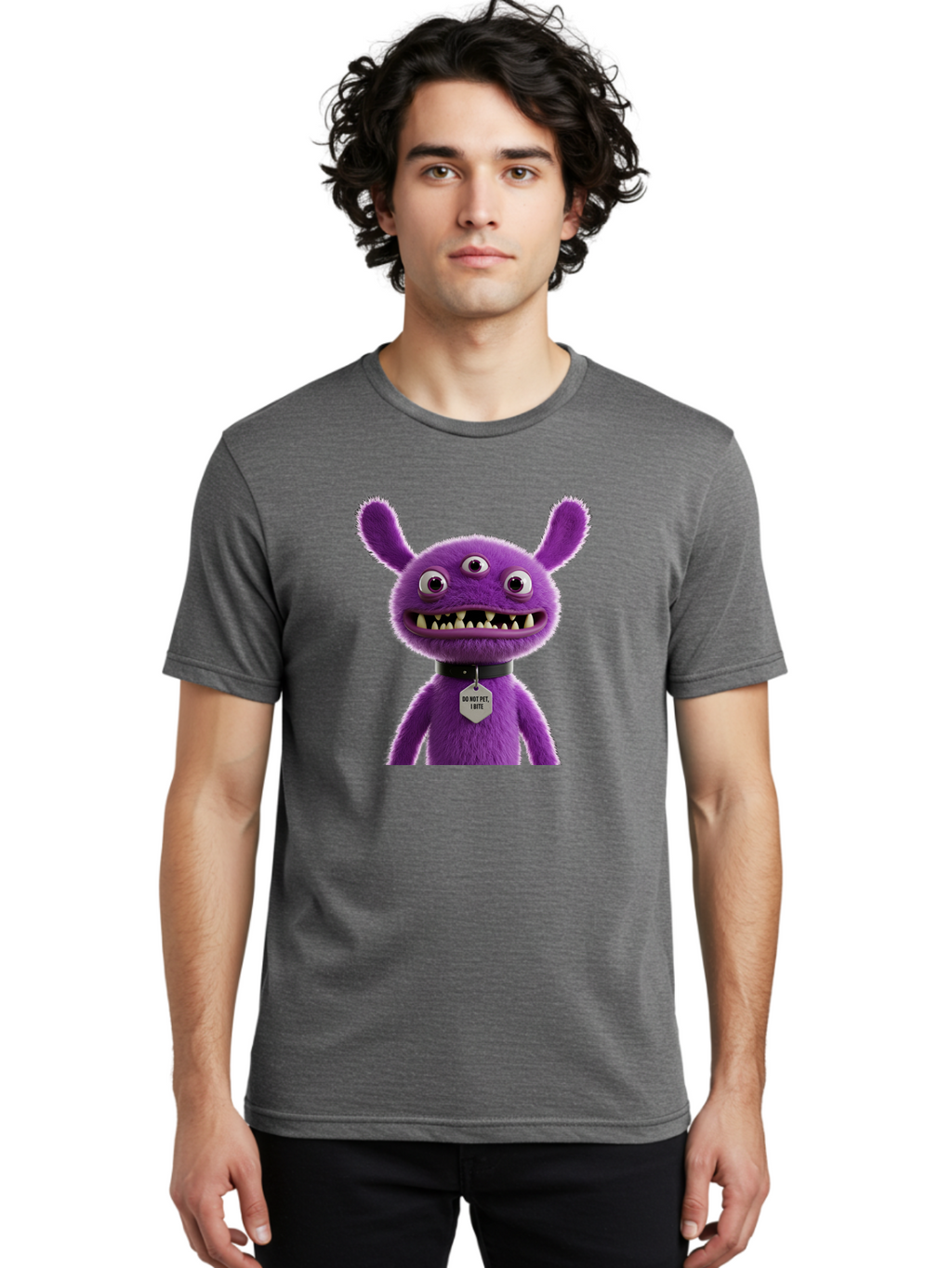 Do-Not-Pet-I-Bite-Monster Men'S Graphic Tee, 100% Cotton, Comfortable Casual Summer Wear, Machine Washable, Vintage Camera, Old Camera, Antique Camera, Black Camera, Classic Photography, Photography Equipment, Nostalgic Device, Film Camera, Bao357
