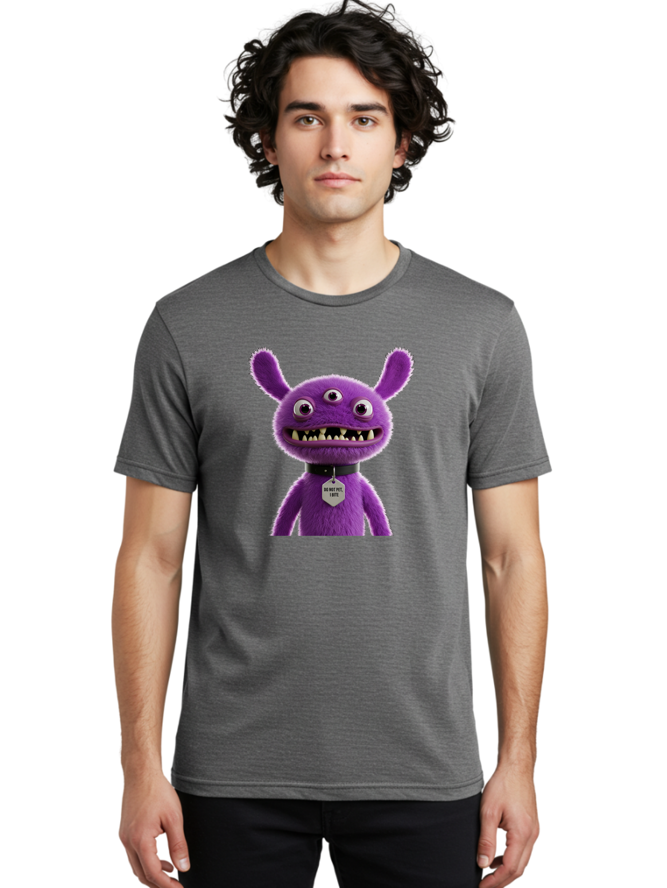 Do-Not-Pet-I-Bite-Monster Men'S Graphic Tee, 100% Cotton, Comfortable Casual Summer Wear, Machine Washable, Vintage Camera, Old Camera, Antique Camera, Black Camera, Classic Photography, Photography Equipment, Nostalgic Device, Film Camera, Bao357