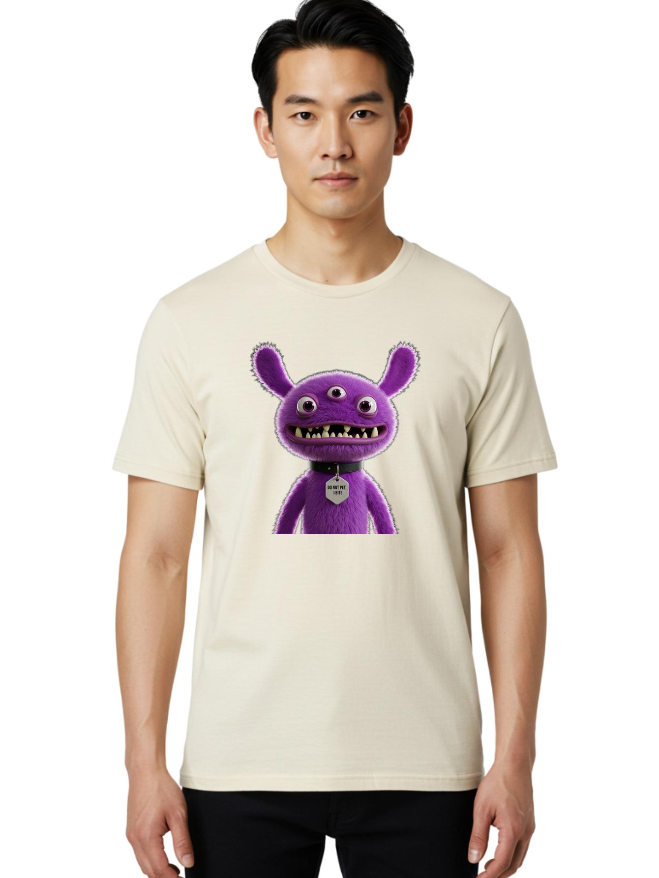 Do-Not-Pet-I-Bite-Monster Men'S Graphic Tee, 100% Cotton, Comfortable Casual Summer Wear, Machine Washable, Vintage Camera, Old Camera, Antique Camera, Black Camera, Classic Photography, Photography Equipment, Nostalgic Device, Film Camera, Bao357
