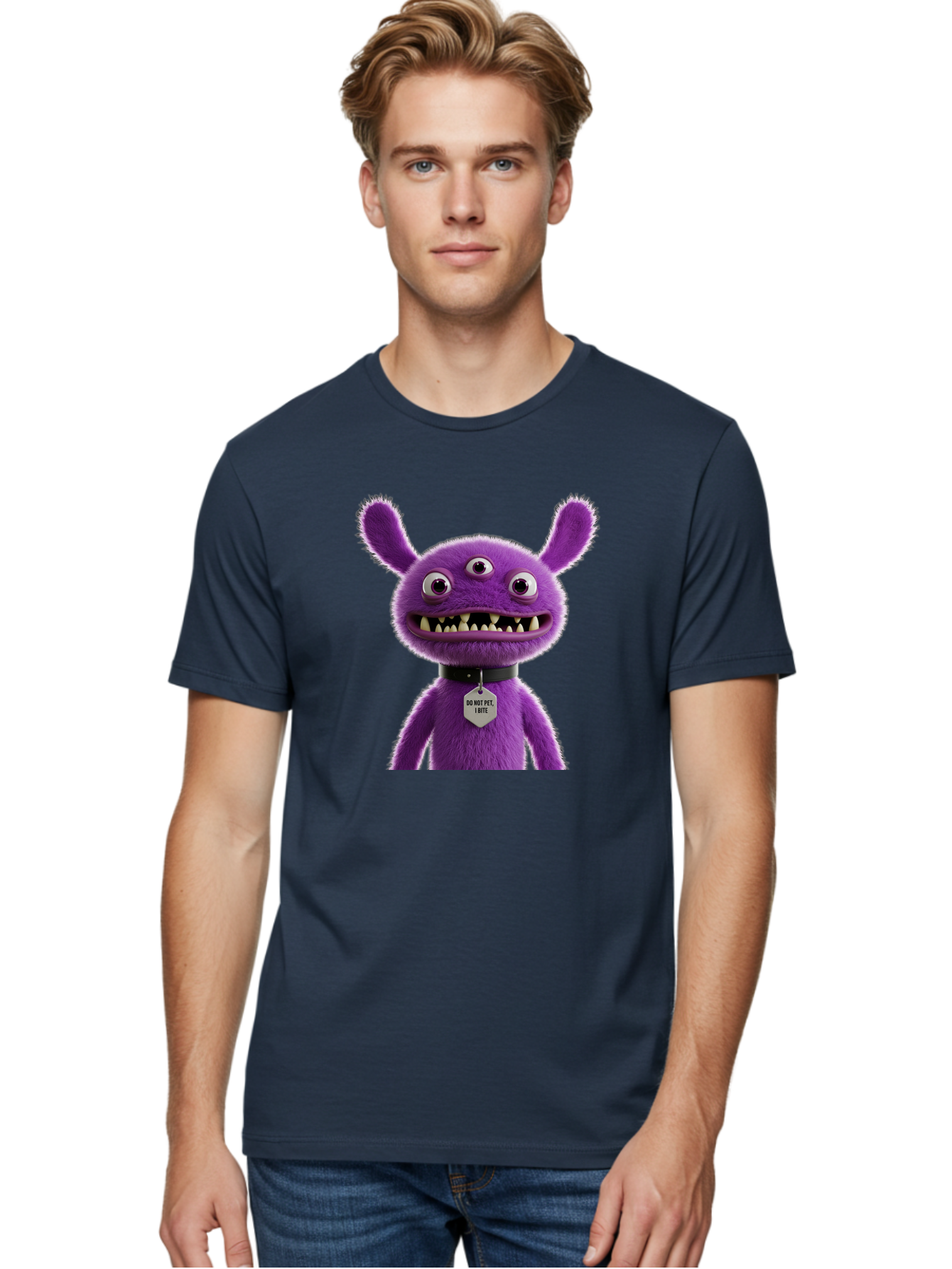 Do-Not-Pet-I-Bite-Monster Men'S Graphic Tee, 100% Cotton, Comfortable Casual Summer Wear, Machine Washable, Vintage Camera, Old Camera, Antique Camera, Black Camera, Classic Photography, Photography Equipment, Nostalgic Device, Film Camera, Bao357