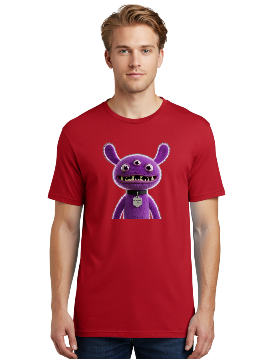 Do-Not-Pet-I-Bite-Monster Men'S Graphic Tee, 100% Cotton, Comfortable Casual Summer Wear, Machine Washable, Vintage Camera, Old Camera, Antique Camera, Black Camera, Classic Photography, Photography Equipment, Nostalgic Device, Film Camera, Bao357