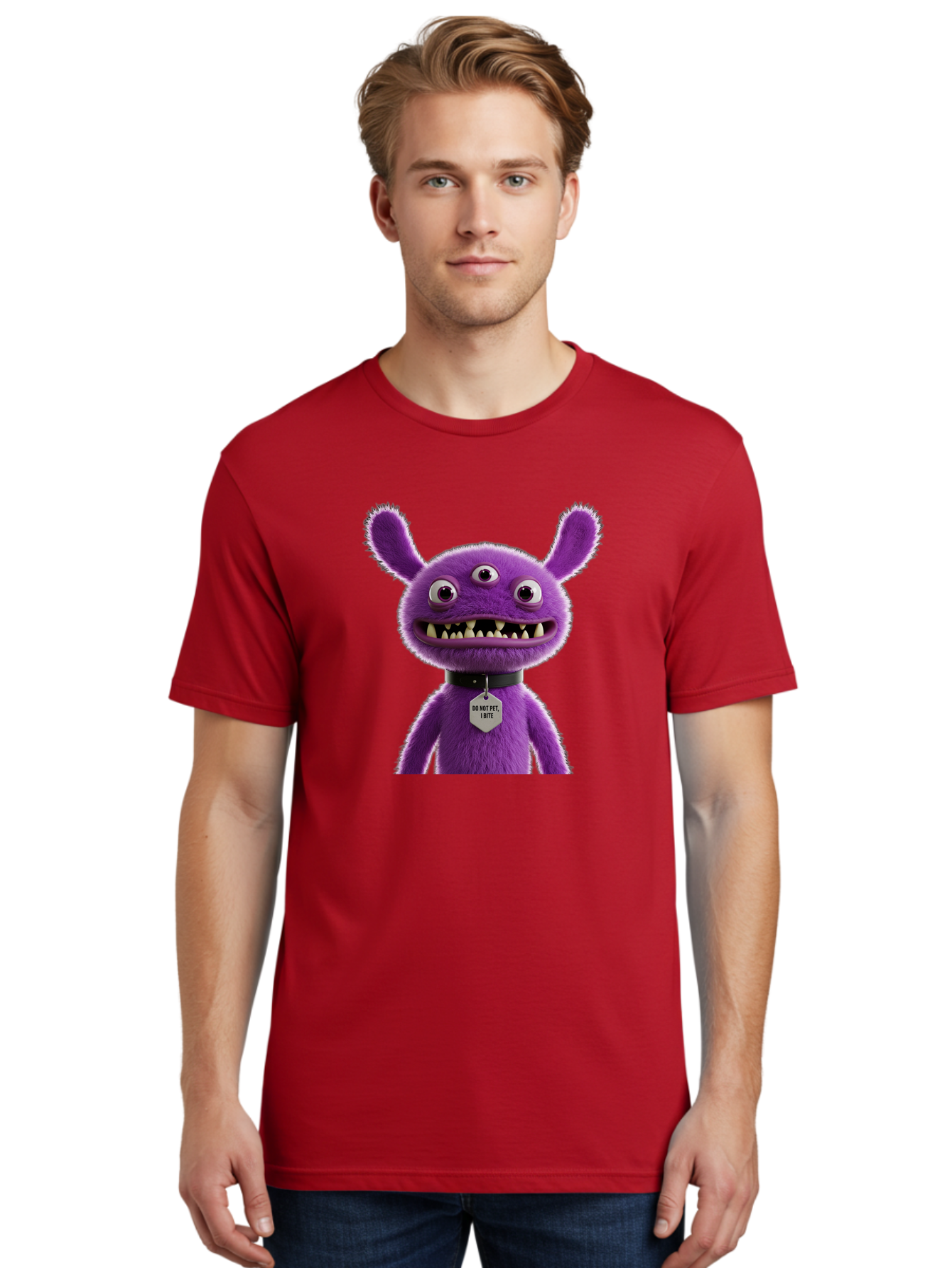 Do-Not-Pet-I-Bite-Monster Men'S Graphic Tee, 100% Cotton, Comfortable Casual Summer Wear, Machine Washable, Vintage Camera, Old Camera, Antique Camera, Black Camera, Classic Photography, Photography Equipment, Nostalgic Device, Film Camera, Bao357