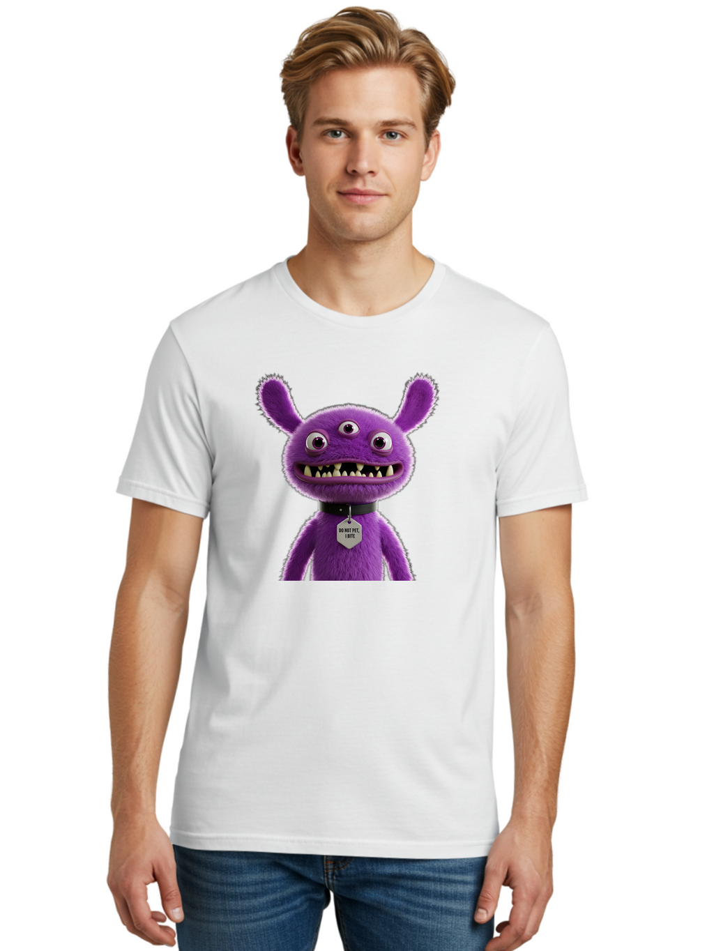 Do-Not-Pet-I-Bite-Monster Men'S Graphic Tee, 100% Cotton, Comfortable Casual Summer Wear, Machine Washable, Vintage Camera, Old Camera, Antique Camera, Black Camera, Classic Photography, Photography Equipment, Nostalgic Device, Film Camera, Bao357