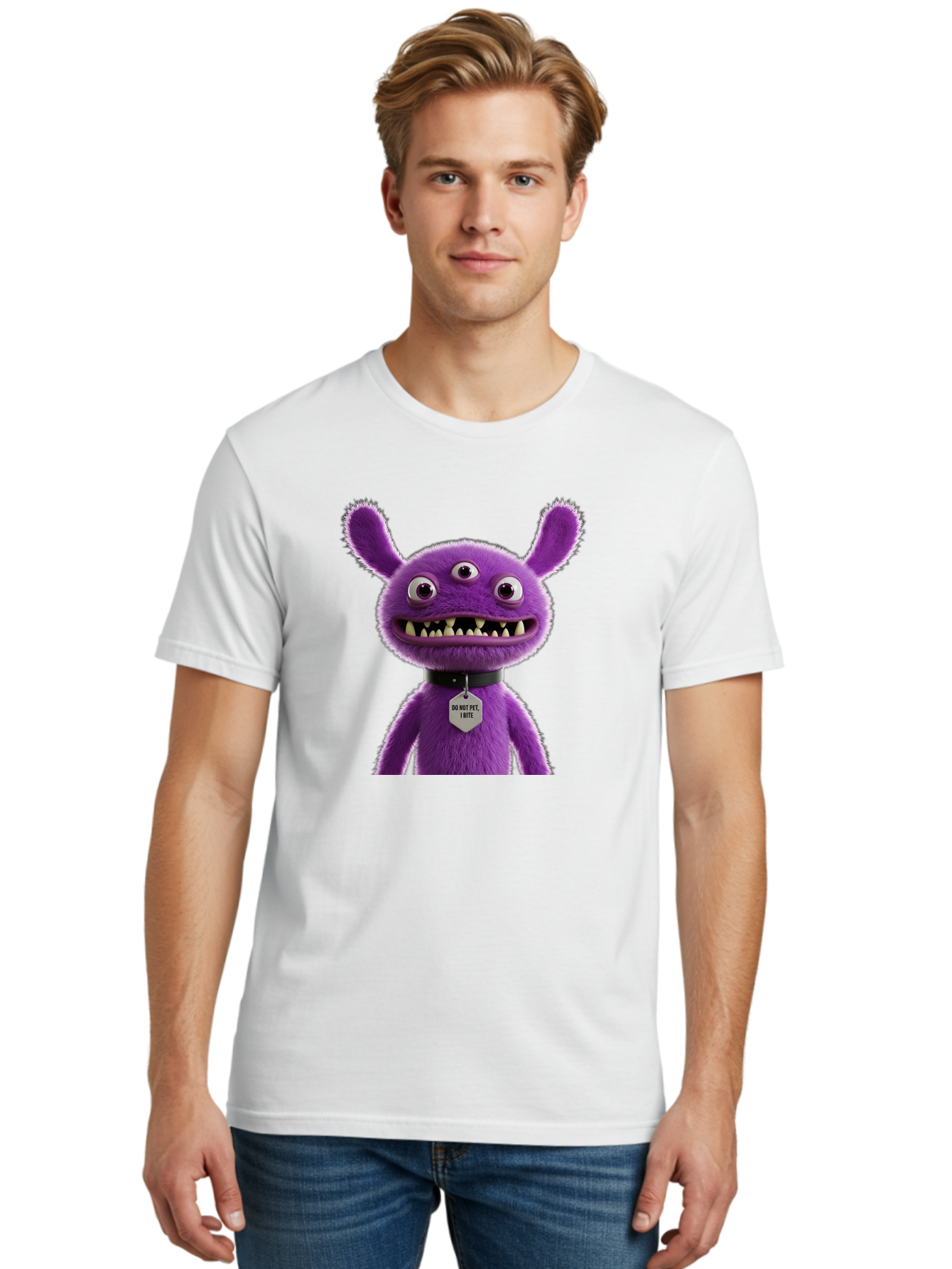 Do-Not-Pet-I-Bite-Monster Men'S Graphic Tee, 100% Cotton, Comfortable Casual Summer Wear, Machine Washable, Vintage Camera, Old Camera, Antique Camera, Black Camera, Classic Photography, Photography Equipment, Nostalgic Device, Film Camera, Bao357