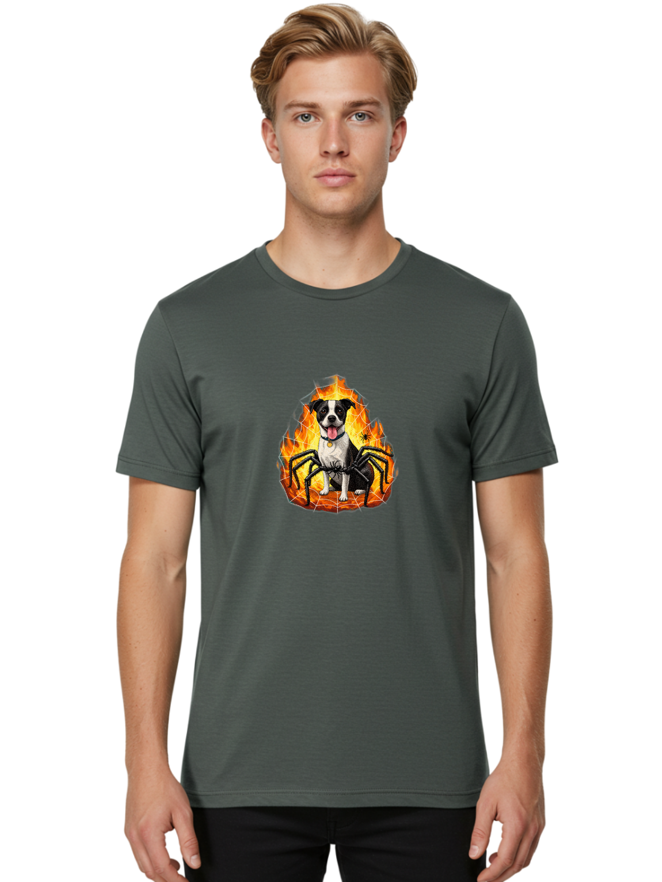 Dog-And-Spider Men'S Graphic Tee, 100% Cotton, Comfortable Casual Summer Wear, Machine Washable, Vintage Camera, Old Camera, Antique Camera, Black Camera, Classic Photography, Photography Equipment, Nostalgic Device, Film Camera, Camera Art Bao360