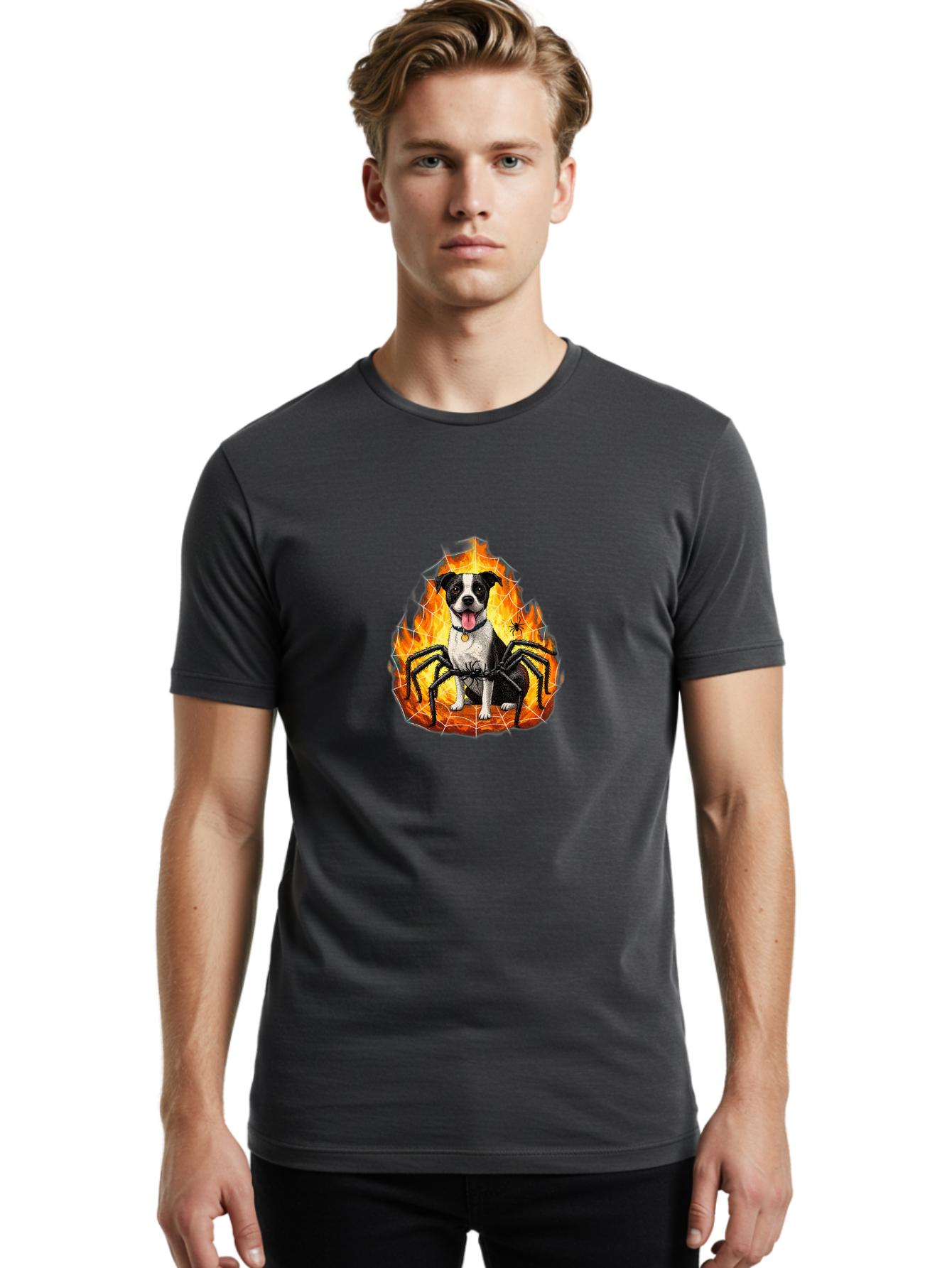 Dog-And-Spider Men'S Graphic Tee, 100% Cotton, Comfortable Casual Summer Wear, Machine Washable, Vintage Camera, Old Camera, Antique Camera, Black Camera, Classic Photography, Photography Equipment, Nostalgic Device, Film Camera, Camera Art Bao360
