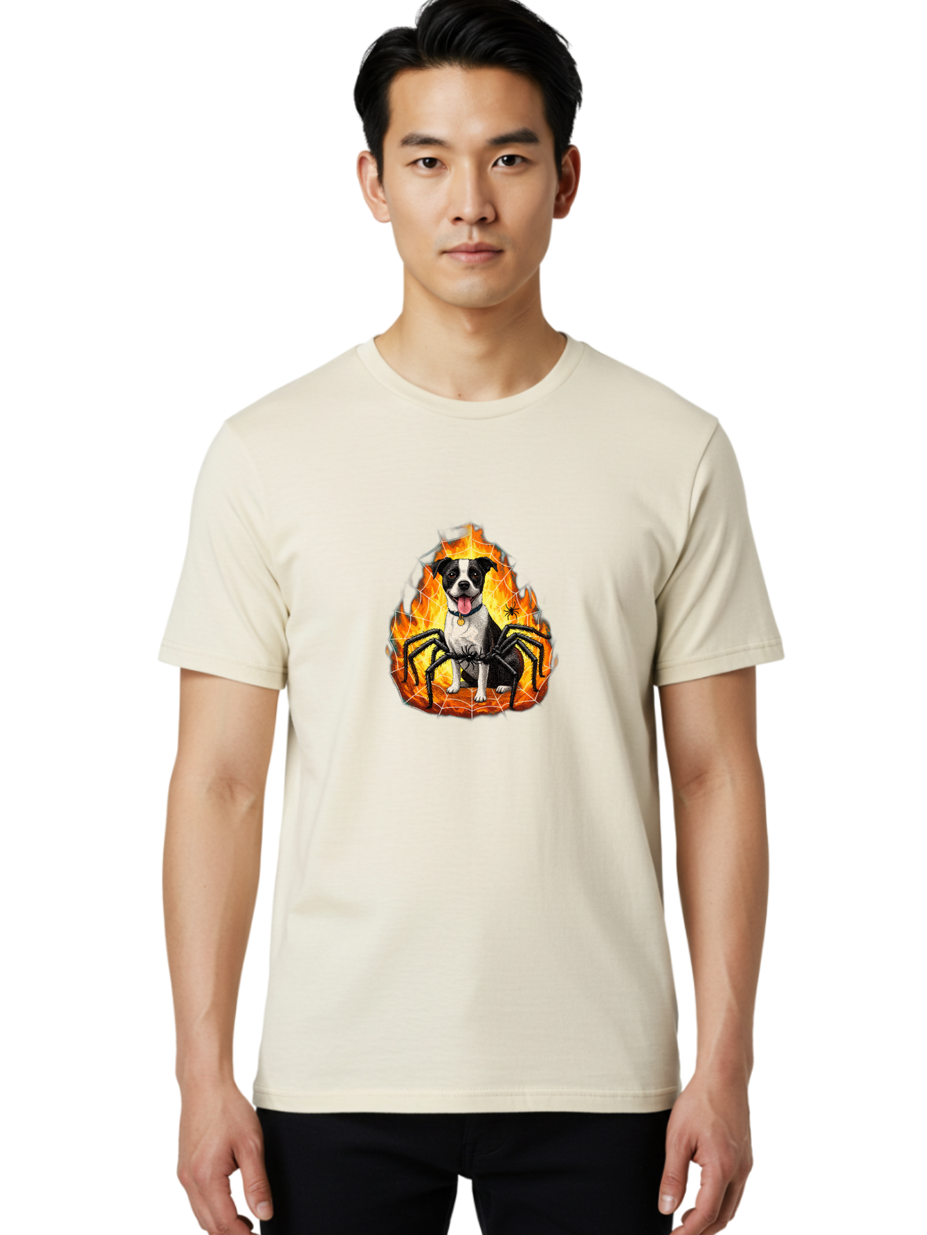 Dog-And-Spider Men'S Graphic Tee, 100% Cotton, Comfortable Casual Summer Wear, Machine Washable, Vintage Camera, Old Camera, Antique Camera, Black Camera, Classic Photography, Photography Equipment, Nostalgic Device, Film Camera, Camera Art Bao360