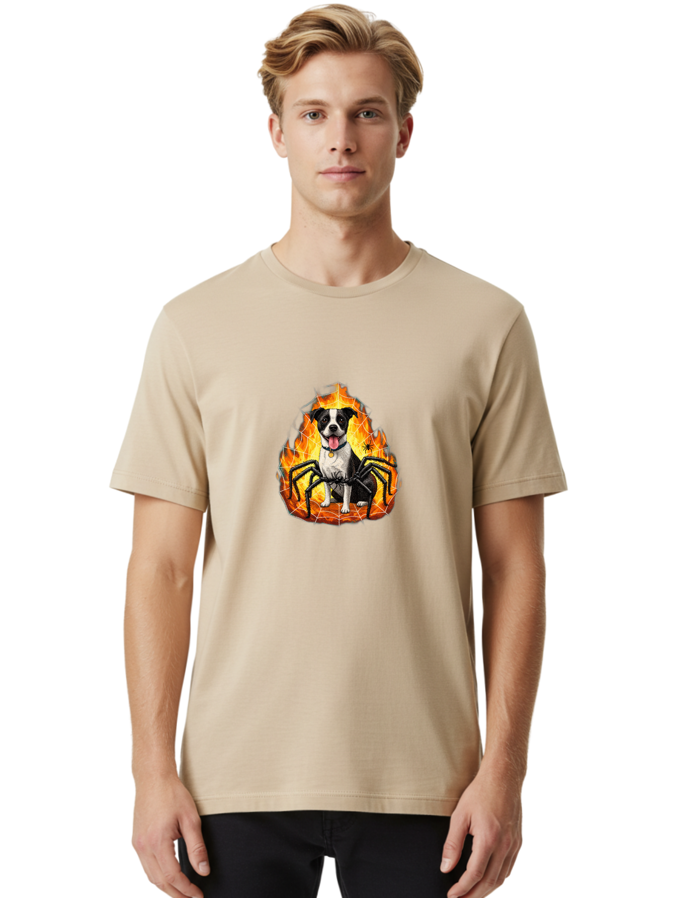 Dog-And-Spider Men'S Graphic Tee, 100% Cotton, Comfortable Casual Summer Wear, Machine Washable, Vintage Camera, Old Camera, Antique Camera, Black Camera, Classic Photography, Photography Equipment, Nostalgic Device, Film Camera, Camera Art Bao360