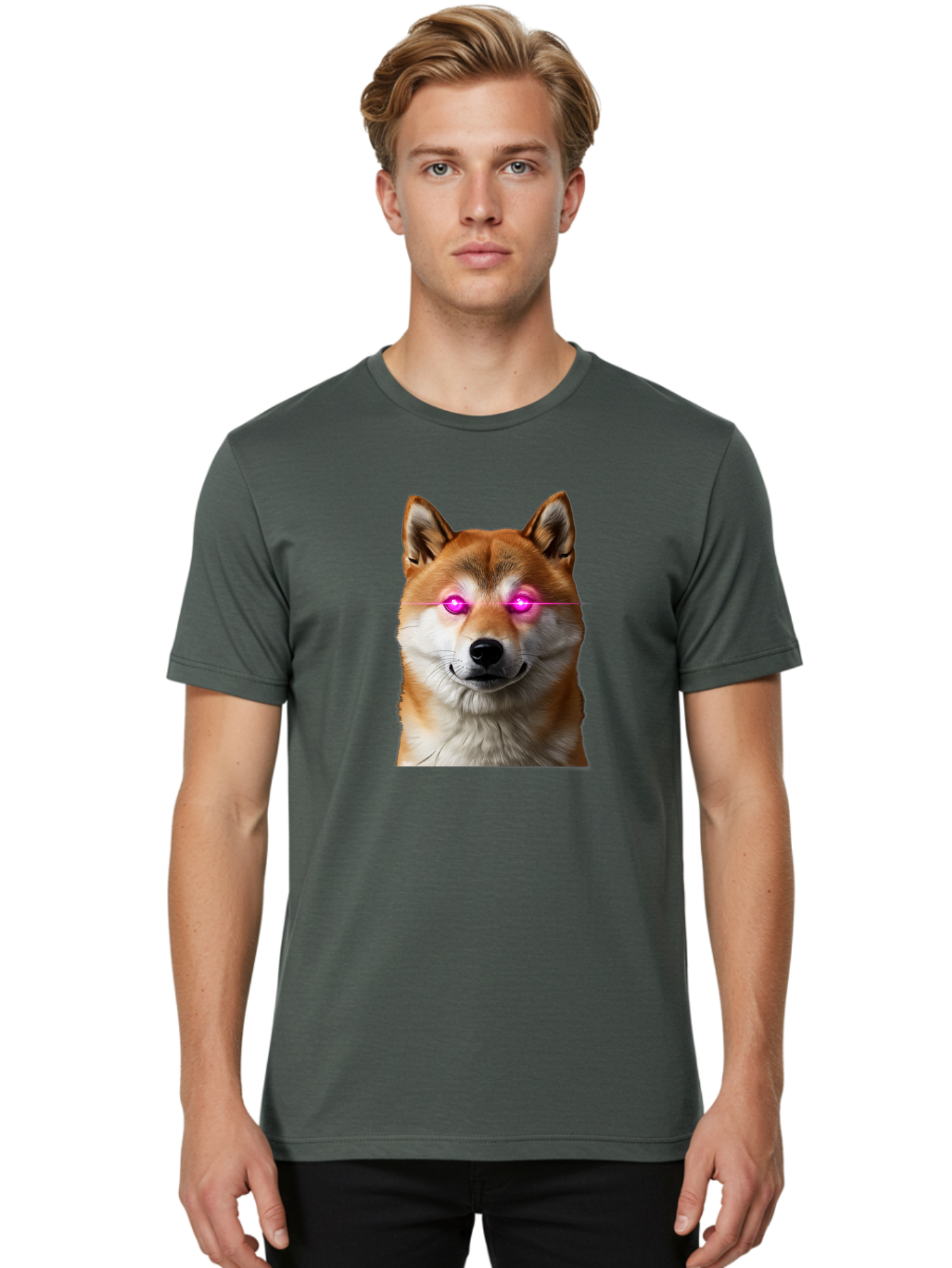 Dog-With-Pink-Eyes Men'S Graphic Tee, 100% Cotton, Comfortable Casual Summer Wear, Machine Washable, Vintage Camera, Old Camera, Antique Camera, Black Camera, Classic Photography, Photography Equipment, Nostalgic Device, Film Camera, Bao361