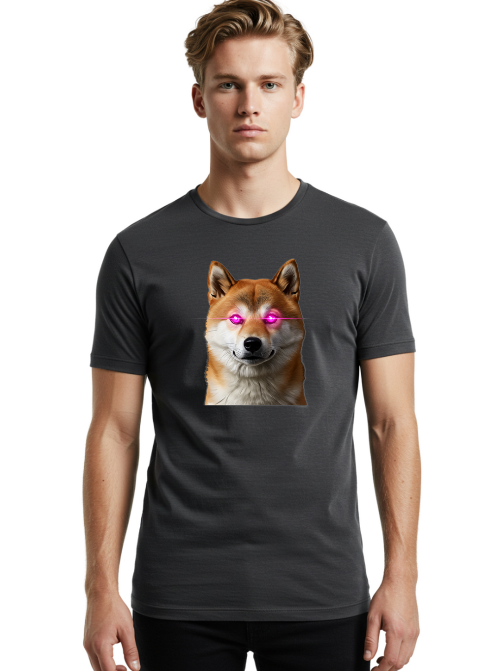 Dog-With-Pink-Eyes Men'S Graphic Tee, 100% Cotton, Comfortable Casual Summer Wear, Machine Washable, Vintage Camera, Old Camera, Antique Camera, Black Camera, Classic Photography, Photography Equipment, Nostalgic Device, Film Camera, Bao361
