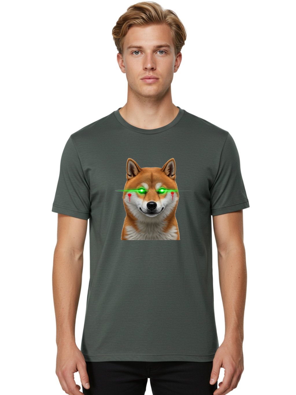 Doge-Terminator Men'S Graphic Tee, 100% Cotton, Comfortable Casual Summer Wear, Machine Washable, Vintage Camera, Old Camera, Antique Camera, Black Camera, Classic Photography, Photography Equipment, Nostalgic Device, Film Camera, Camera Art Bao362