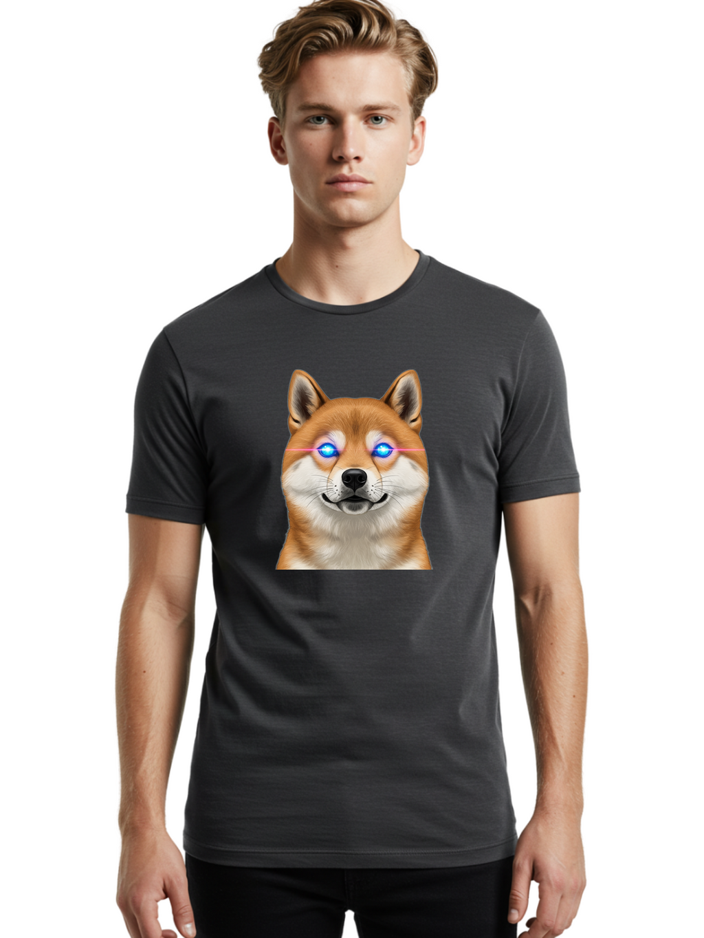 Doge Men'S Graphic Tee, 100% Cotton, Comfortable Casual Summer Wear, Machine Washable, Vintage Camera, Old Camera, Antique Camera, Black Camera, Classic Photography, Photography Equipment, Nostalgic Device, Film Camera, Camera Art Bao365