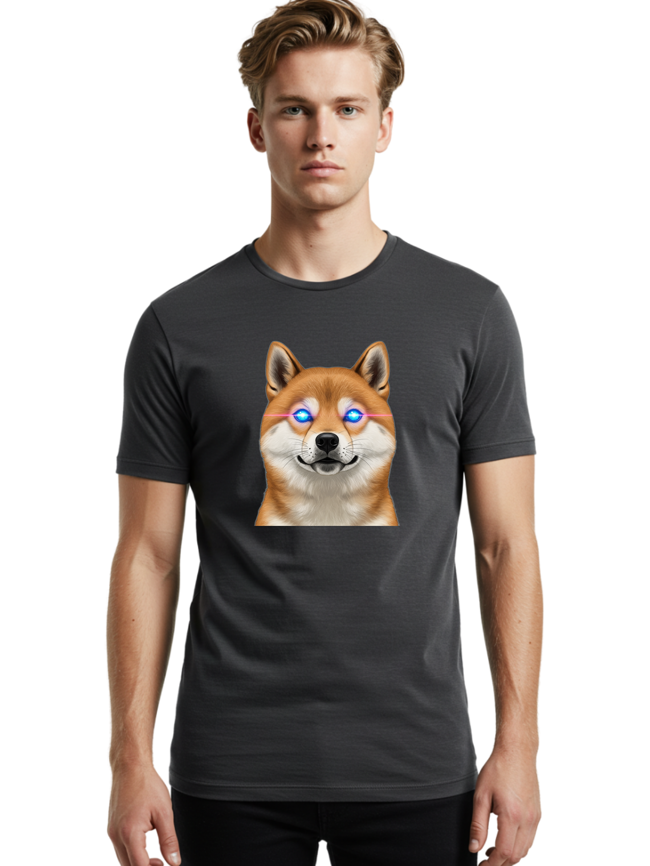 Doge Men'S Graphic Tee, 100% Cotton, Comfortable Casual Summer Wear, Machine Washable, Vintage Camera, Old Camera, Antique Camera, Black Camera, Classic Photography, Photography Equipment, Nostalgic Device, Film Camera, Camera Art Bao365