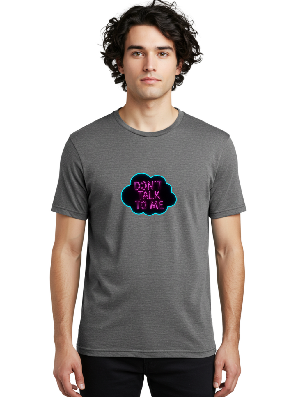 Don-T-Talk-To-Me Men'S Graphic Tee, 100% Cotton, Comfortable Casual Summer Wear, Machine Washable, Vintage Camera, Old Camera, Antique Camera, Black Camera, Classic Photography, Photography Equipment, Nostalgic Device, Film Camera, Camera Art Bao368