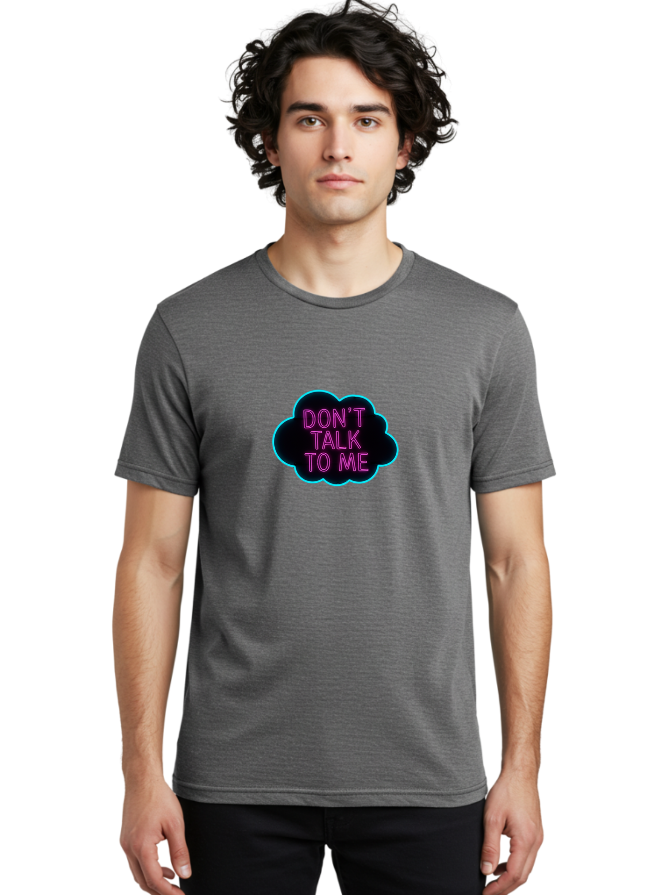 Don-T-Talk-To-Me Men'S Graphic Tee, 100% Cotton, Comfortable Casual Summer Wear, Machine Washable, Vintage Camera, Old Camera, Antique Camera, Black Camera, Classic Photography, Photography Equipment, Nostalgic Device, Film Camera, Camera Art Bao368