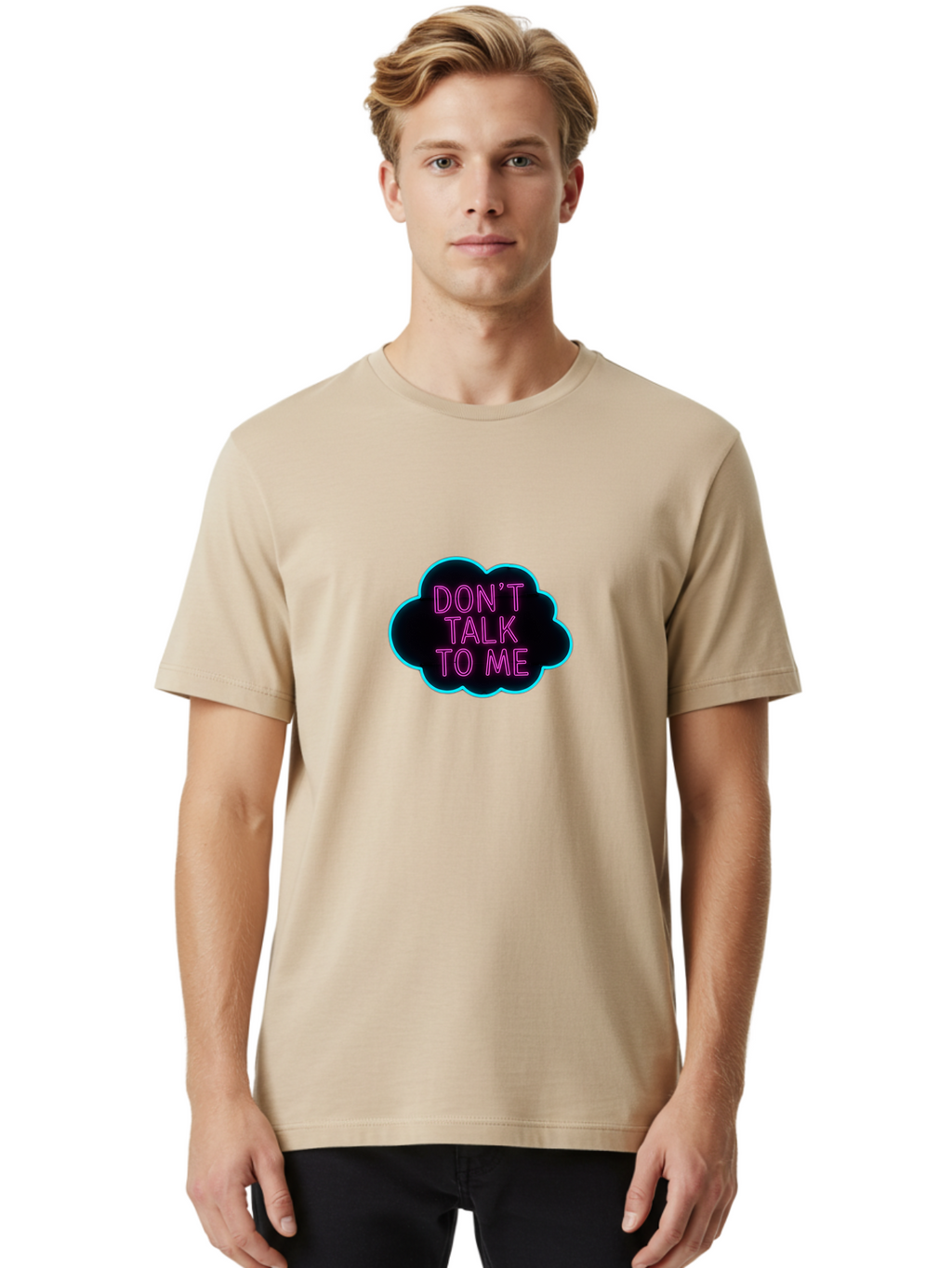 Don-T-Talk-To-Me Men'S Graphic Tee, 100% Cotton, Comfortable Casual Summer Wear, Machine Washable, Vintage Camera, Old Camera, Antique Camera, Black Camera, Classic Photography, Photography Equipment, Nostalgic Device, Film Camera, Camera Art Bao368