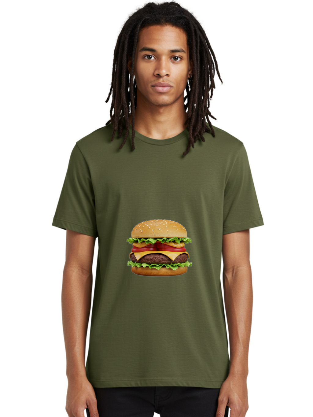 Double-Cheeseburger-2 Men'S Graphic Tee, 100% Cotton, Comfortable Casual Summer Wear, Machine Washable, Vintage Camera, Old Camera, Antique Camera, Black Camera, Classic Photography, Photography Equipment, Nostalgic Device, Film Camera, Bao370