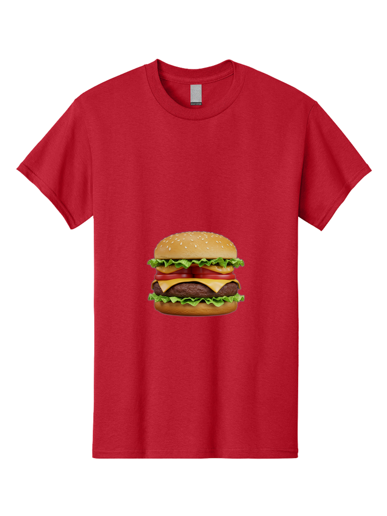 Double-Cheeseburger-2 Men'S Graphic Tee, 100% Cotton, Comfortable Casual Summer Wear, Machine Washable, Vintage Camera, Old Camera, Antique Camera, Black Camera, Classic Photography, Photography Equipment, Nostalgic Device, Film Camera, Bao370