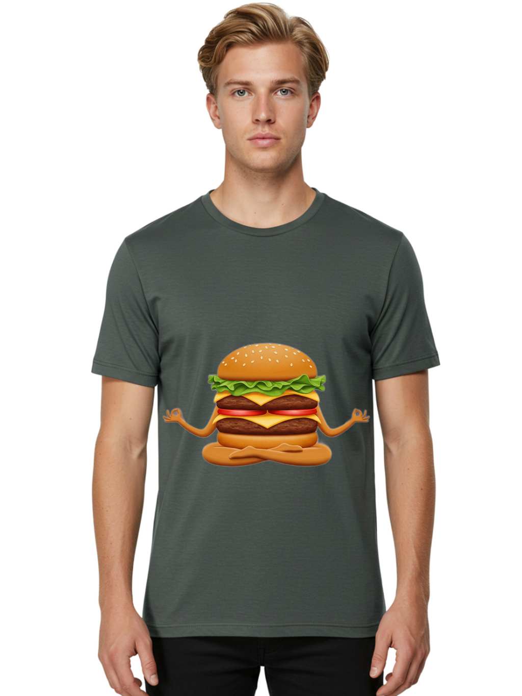 Double-Cheeseburger-3 Men'S Graphic Tee, 100% Cotton, Comfortable Casual Summer Wear, Machine Washable, Vintage Camera, Old Camera, Antique Camera, Black Camera, Classic Photography, Photography Equipment, Nostalgic Device, Film Camera, Bao371