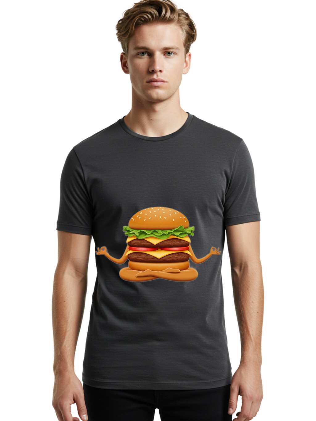 Double-Cheeseburger-3 Men'S Graphic Tee, 100% Cotton, Comfortable Casual Summer Wear, Machine Washable, Vintage Camera, Old Camera, Antique Camera, Black Camera, Classic Photography, Photography Equipment, Nostalgic Device, Film Camera, Bao371