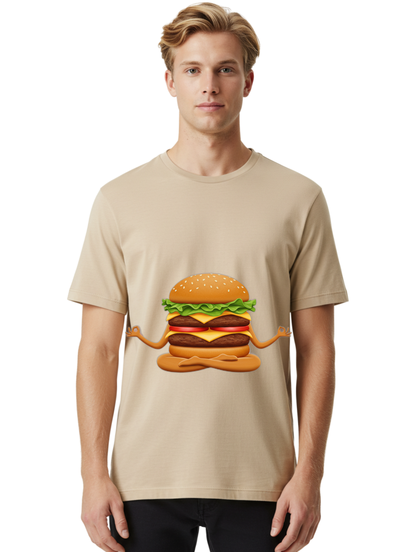 Double-Cheeseburger-3 Men'S Graphic Tee, 100% Cotton, Comfortable Casual Summer Wear, Machine Washable, Vintage Camera, Old Camera, Antique Camera, Black Camera, Classic Photography, Photography Equipment, Nostalgic Device, Film Camera, Bao371