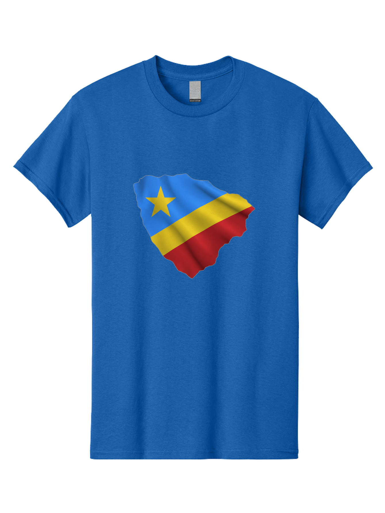 Drc-Map-With-Flag Men'S Graphic Tee, 100% Cotton, Comfortable Casual Summer Wear, Machine Washable, Vintage Camera, Old Camera, Antique Camera, Black Camera, Classic Photography, Photography Equipment, Nostalgic Device, Film Camera, Camera Art Bao374