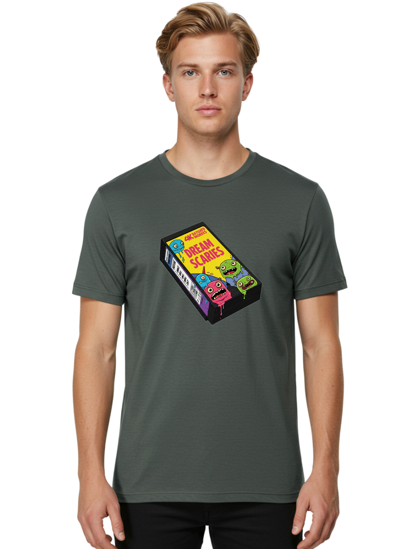 Dream-Scaries Men'S Graphic Tee, 100% Cotton, Comfortable Casual Summer Wear, Machine Washable, Vintage Camera, Old Camera, Antique Camera, Black Camera, Classic Photography, Photography Equipment, Nostalgic Device, Film Camera, Camera Art Bao375