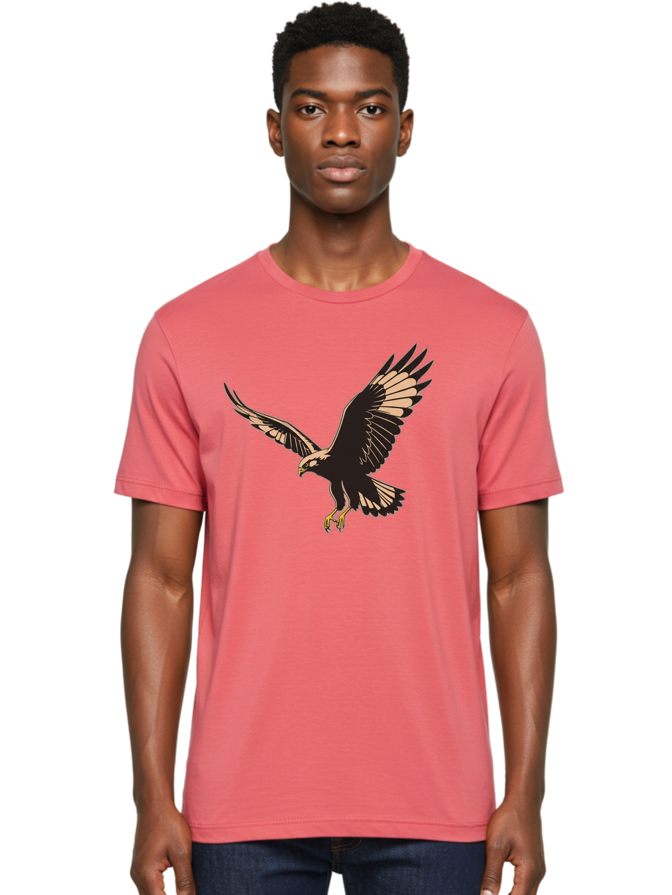 Eagle-In-Flight Men'S Graphic Tee, 100% Cotton, Comfortable Casual Summer Wear, Machine Washable, Vintage Camera, Old Camera, Antique Camera, Black Camera, Classic Photography, Photography Equipment, Nostalgic Device, Film Camera, Camera Art Bao377