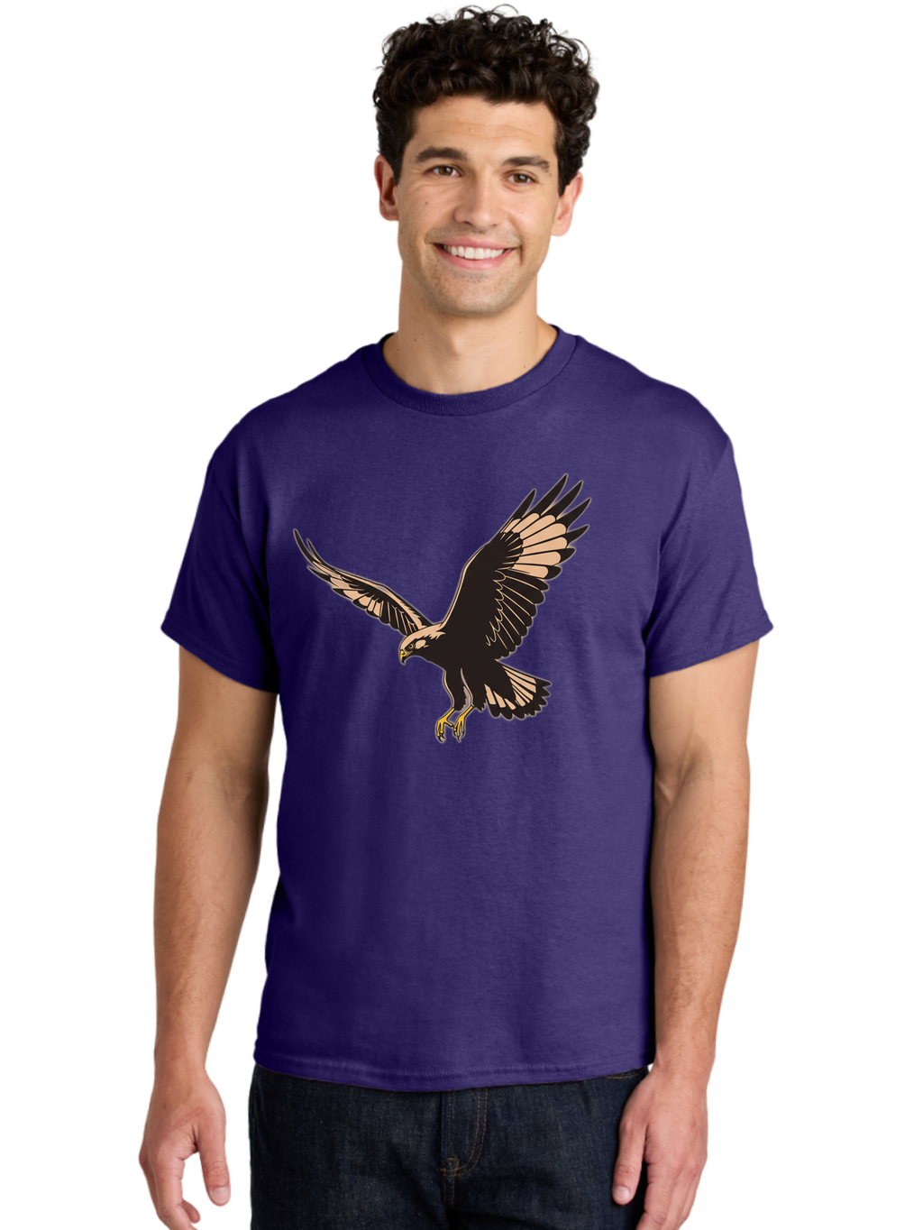 Eagle-In-Flight Men'S Graphic Tee, 100% Cotton, Comfortable Casual Summer Wear, Machine Washable, Vintage Camera, Old Camera, Antique Camera, Black Camera, Classic Photography, Photography Equipment, Nostalgic Device, Film Camera, Camera Art Bao377
