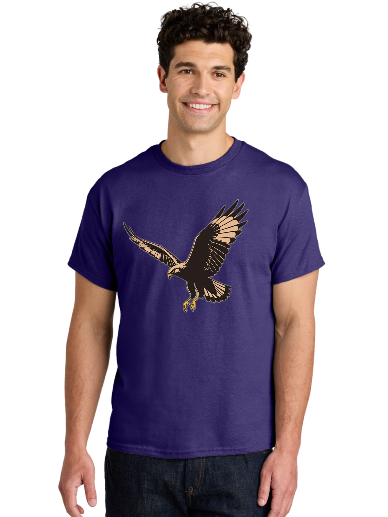 Eagle-In-Flight Men'S Graphic Tee, 100% Cotton, Comfortable Casual Summer Wear, Machine Washable, Vintage Camera, Old Camera, Antique Camera, Black Camera, Classic Photography, Photography Equipment, Nostalgic Device, Film Camera, Camera Art Bao377