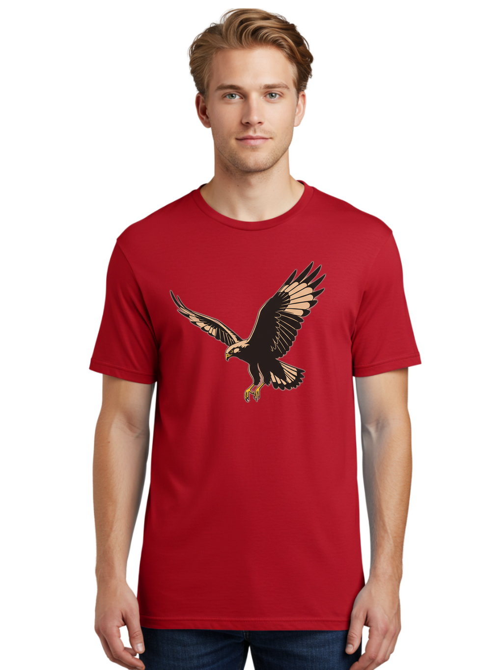 Eagle-In-Flight Men'S Graphic Tee, 100% Cotton, Comfortable Casual Summer Wear, Machine Washable, Vintage Camera, Old Camera, Antique Camera, Black Camera, Classic Photography, Photography Equipment, Nostalgic Device, Film Camera, Camera Art Bao377