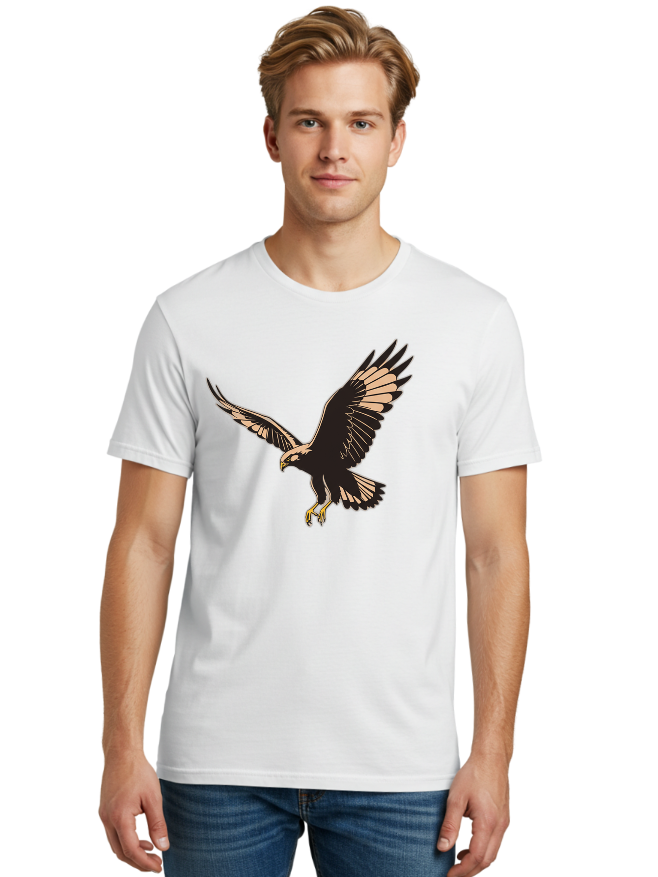 Eagle-In-Flight Men'S Graphic Tee, 100% Cotton, Comfortable Casual Summer Wear, Machine Washable, Vintage Camera, Old Camera, Antique Camera, Black Camera, Classic Photography, Photography Equipment, Nostalgic Device, Film Camera, Camera Art Bao377