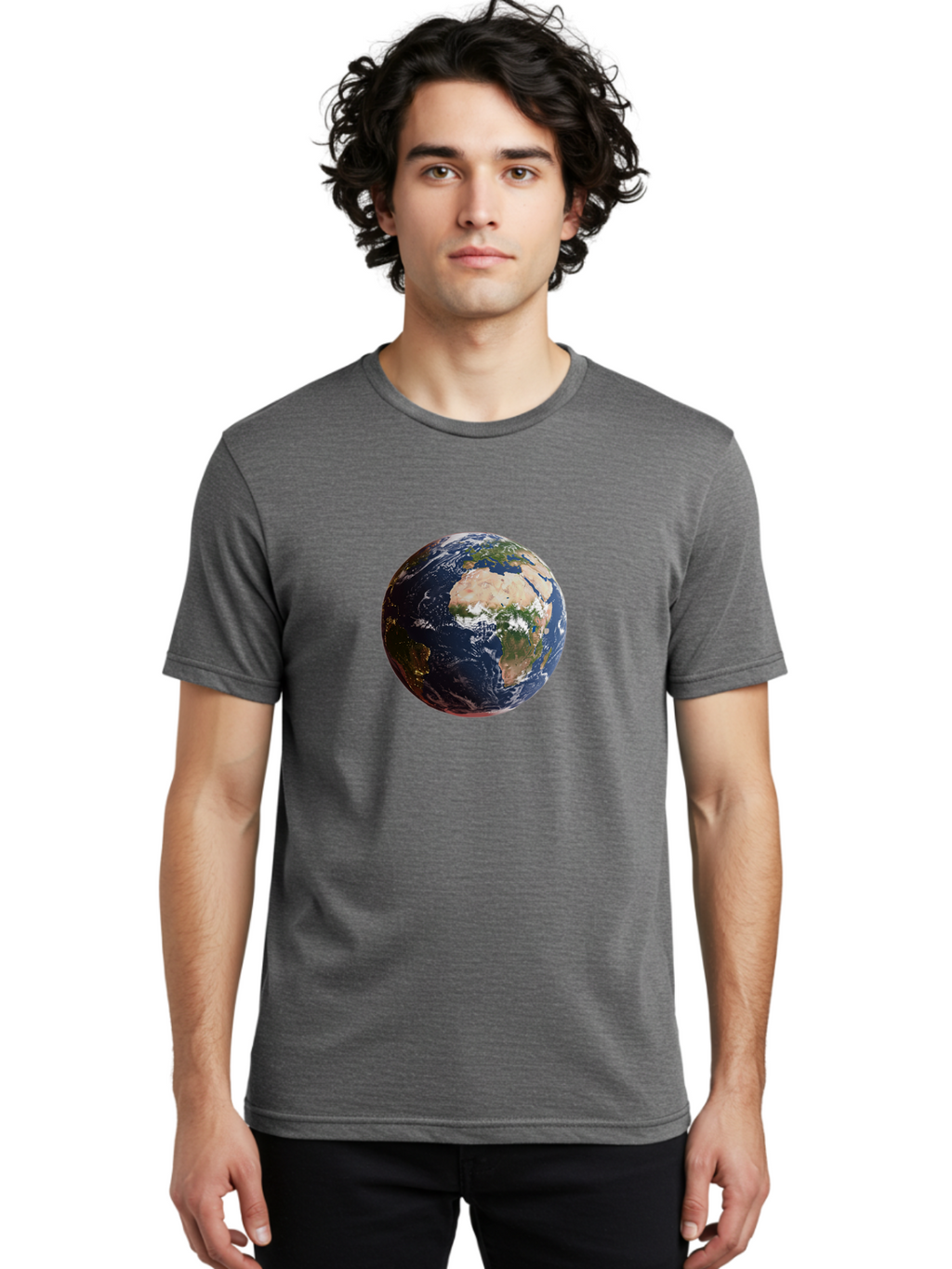 Earth-1 Men'S Graphic Tee, 100% Cotton, Comfortable Casual Summer Wear, Machine Washable, Vintage Camera, Old Camera, Antique Camera, Black Camera, Classic Photography, Photography Equipment, Nostalgic Device, Film Camera, Camera Art Bao378