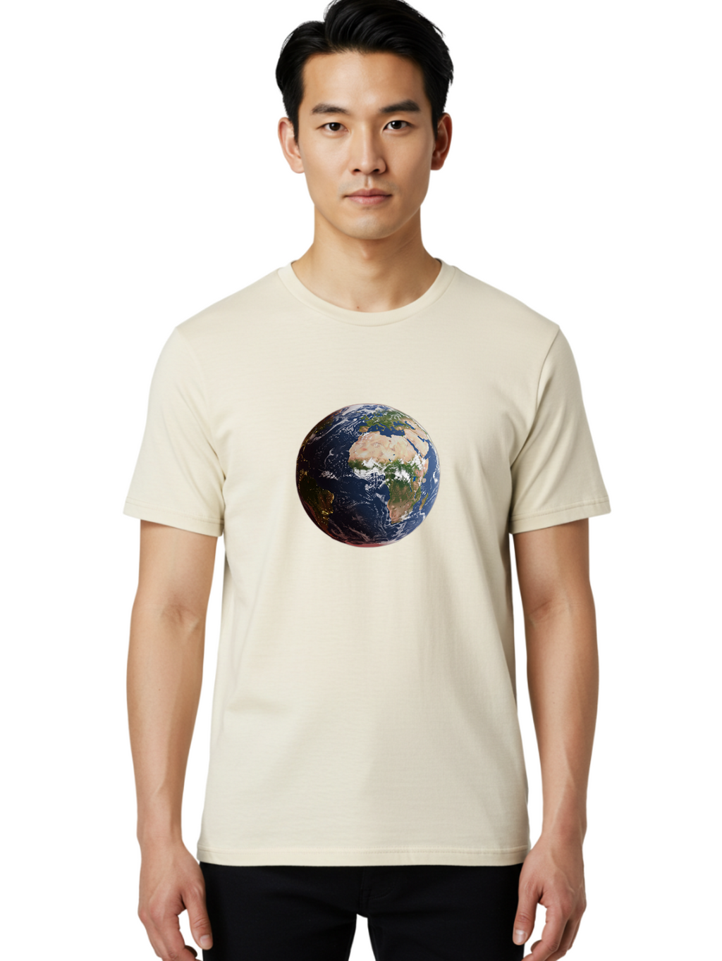 Earth-1 Men'S Graphic Tee, 100% Cotton, Comfortable Casual Summer Wear, Machine Washable, Vintage Camera, Old Camera, Antique Camera, Black Camera, Classic Photography, Photography Equipment, Nostalgic Device, Film Camera, Camera Art Bao378