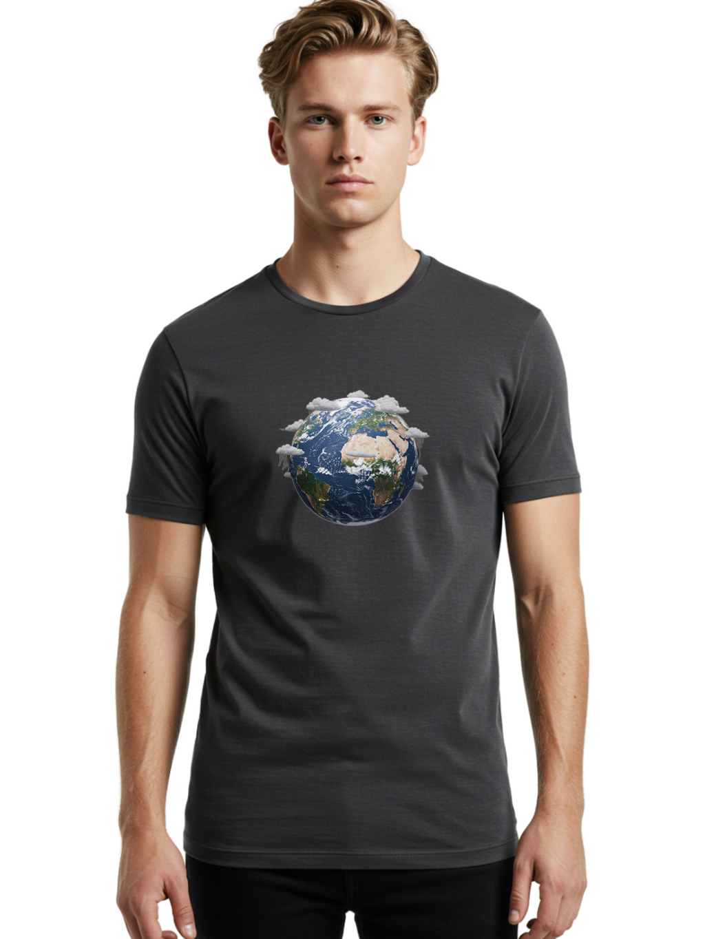 Earth-2 Men'S Graphic Tee, 100% Cotton, Comfortable Casual Summer Wear, Machine Washable, Vintage Camera, Old Camera, Antique Camera, Black Camera, Classic Photography, Photography Equipment, Nostalgic Device, Film Camera, Camera Art Bao379