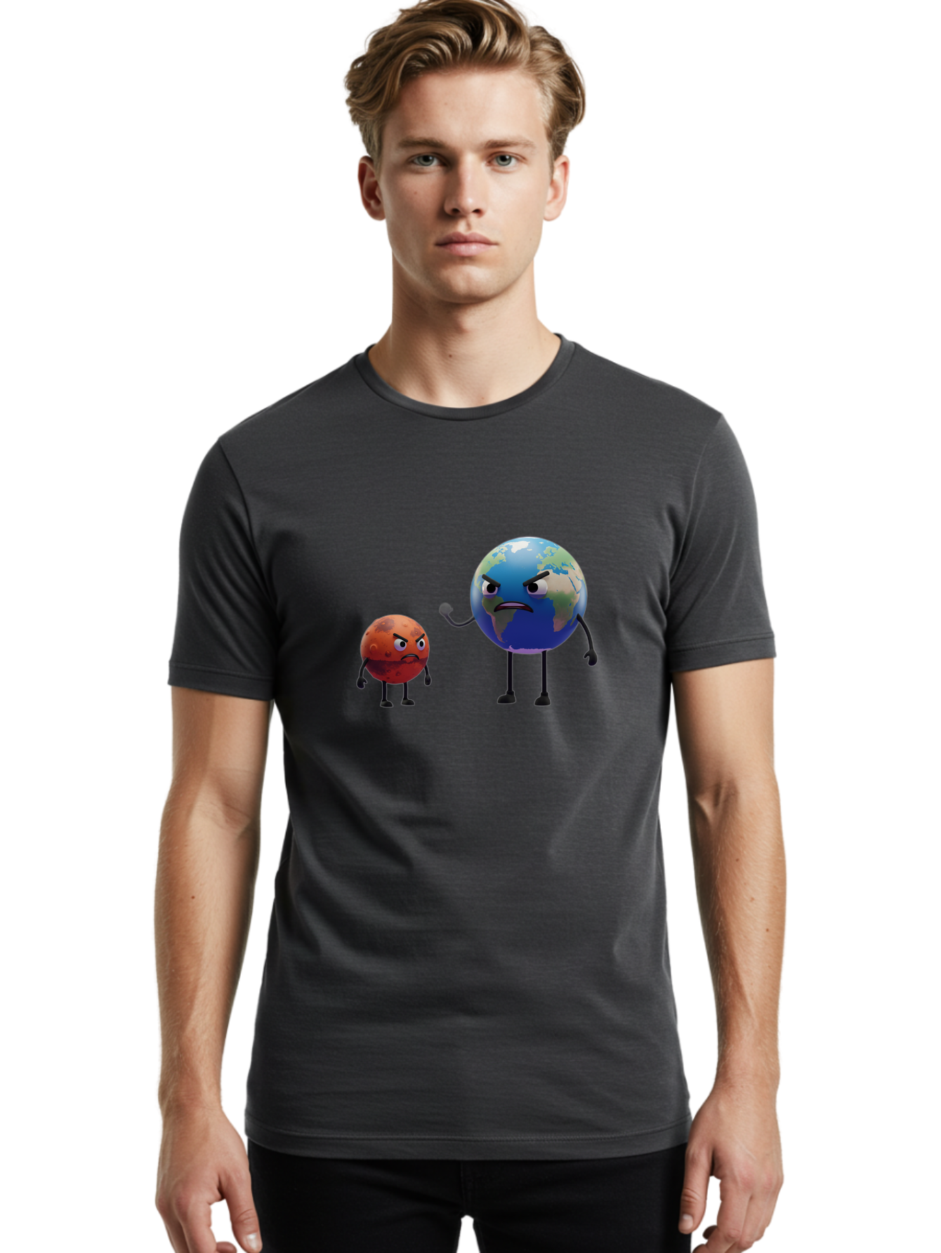 Earth-And-Mars Men'S Graphic Tee, 100% Cotton, Comfortable Casual Summer Wear, Machine Washable, Vintage Camera, Old Camera, Antique Camera, Black Camera, Classic Photography, Photography Equipment, Nostalgic Device, Film Camera, Camera Art Bao380