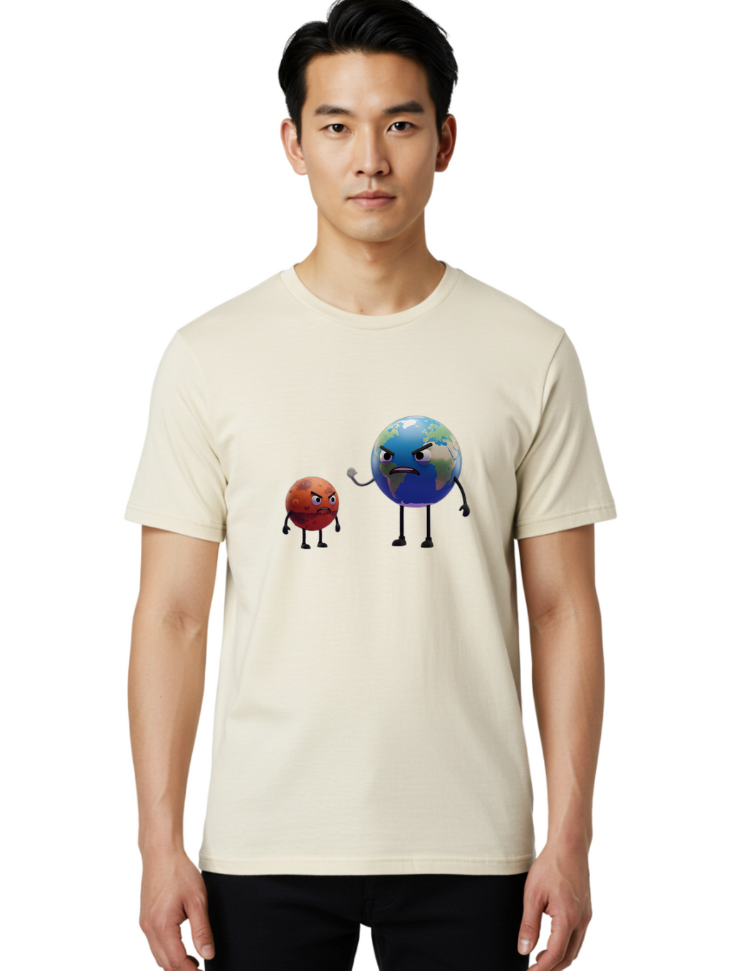 Earth-And-Mars Men'S Graphic Tee, 100% Cotton, Comfortable Casual Summer Wear, Machine Washable, Vintage Camera, Old Camera, Antique Camera, Black Camera, Classic Photography, Photography Equipment, Nostalgic Device, Film Camera, Camera Art Bao380