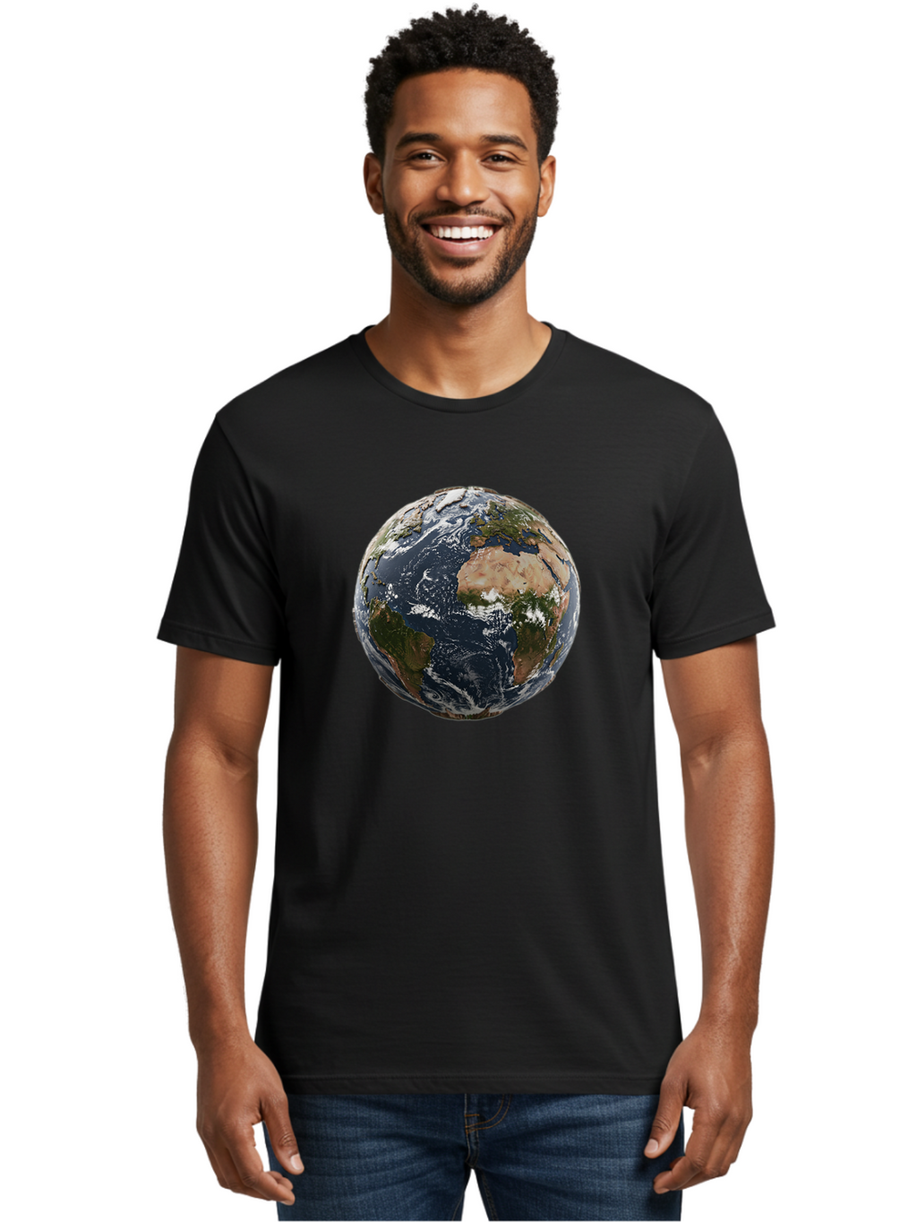 Earth-From-Space Men'S Graphic Tee, 100% Cotton, Comfortable Casual Summer Wear, Machine Washable, Vintage Camera, Old Camera, Antique Camera, Black Camera, Classic Photography, Photography Equipment, Nostalgic Device, Film Camera, Camera Art Bao383