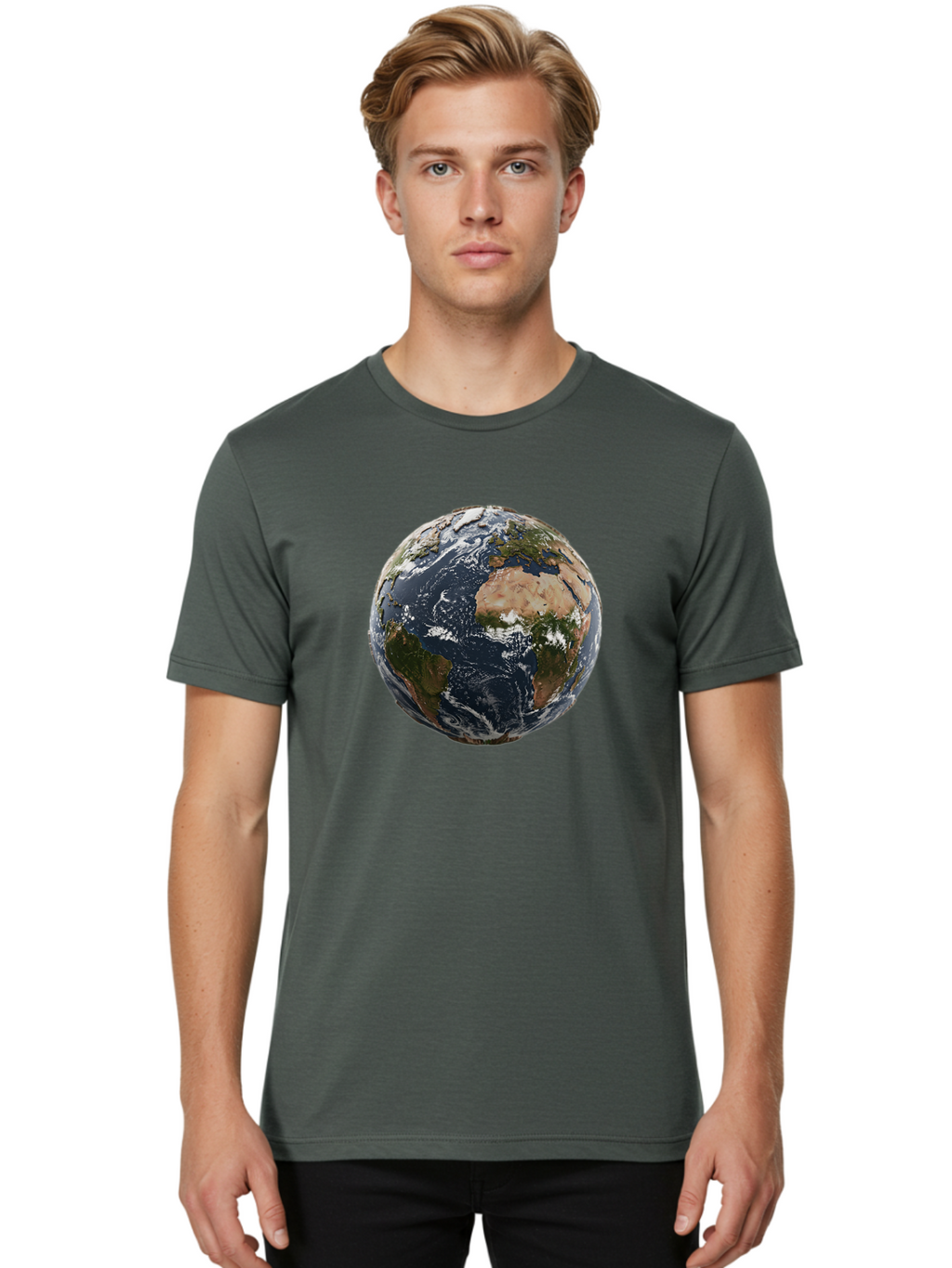 Earth-From-Space Men'S Graphic Tee, 100% Cotton, Comfortable Casual Summer Wear, Machine Washable, Vintage Camera, Old Camera, Antique Camera, Black Camera, Classic Photography, Photography Equipment, Nostalgic Device, Film Camera, Camera Art Bao383