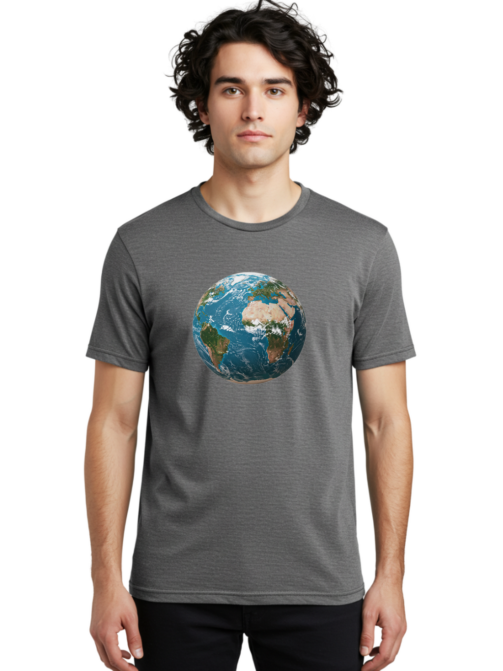 Earth-Globe Men'S Graphic Tee, 100% Cotton, Comfortable Casual Summer Wear, Machine Washable, Vintage Camera, Old Camera, Antique Camera, Black Camera, Classic Photography, Photography Equipment, Nostalgic Device, Film Camera, Camera Art Bao384